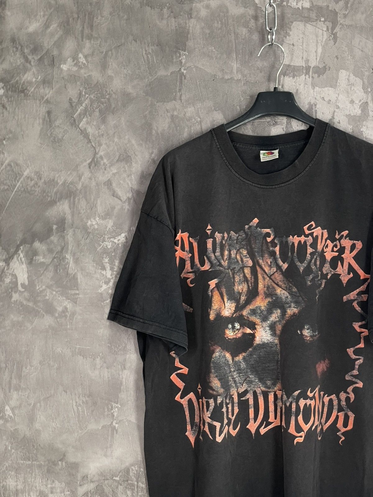 Band Tees × Vintage Alice Cooper Vintage Rock Band T-Shirt Size US XL / EU 56 / 4 - 3 Thumbnail