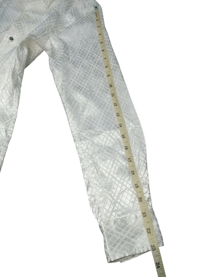 Tornado Mart Tornado Mark White Button Shirt Silk Silky Size M / US 6-8 / IT 42-44 - 13 Thumbnail