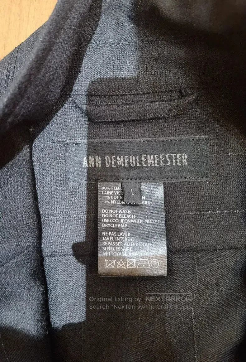 Ann Demeulemeester Ann Demeulemeester Vintage Wool Blazer. Size US XS / EU 42 / 0 - 3 Thumbnail