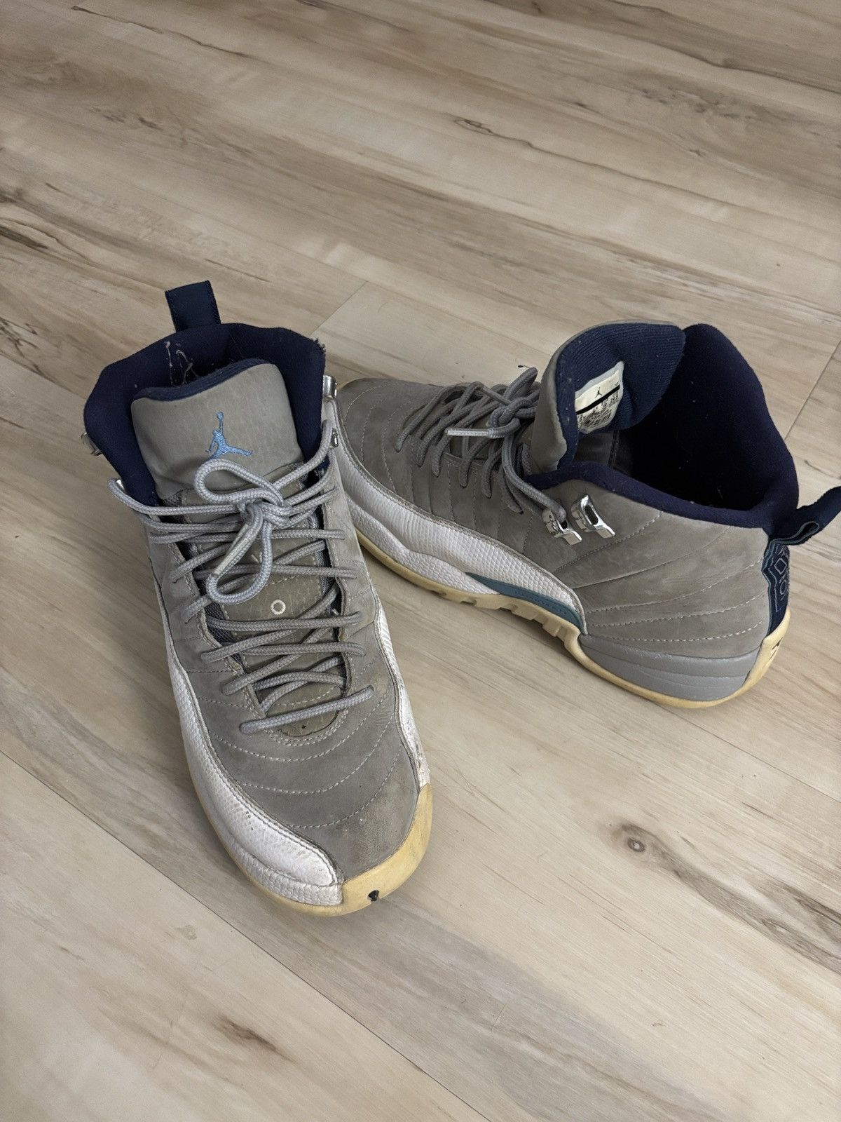 Jordan Brand Grey University Blue Jordan 12s Size US 6.5 / EU 39-40 - 3 Thumbnail