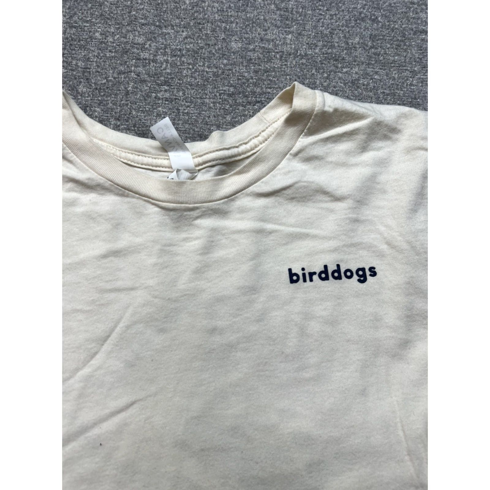 Vintage Bird Dog Shirt Mens Large White Short Sleeve Graphic Crew Neck T Size US L / EU 52-54 / 3 - 2 Thumbnail