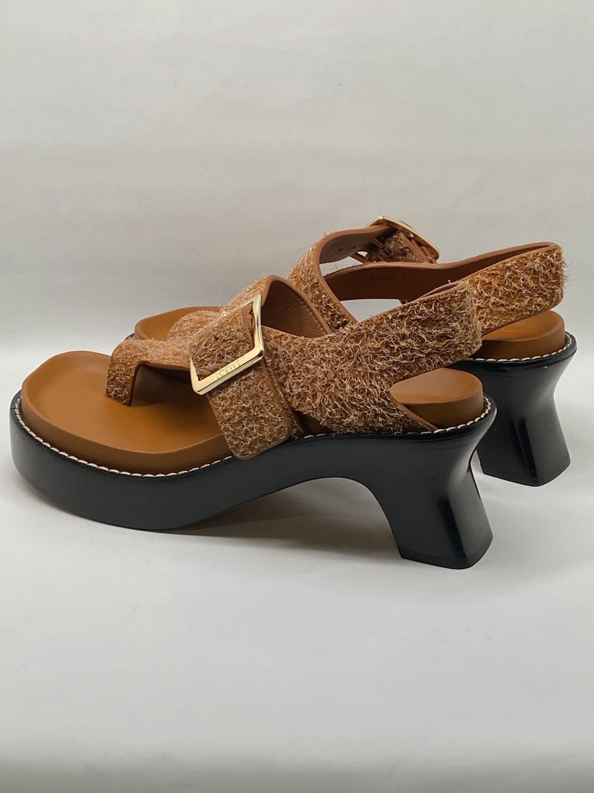 Loewe Loewe Ease heel suede sandal size 39 Size US 9 / IT 39 - 5 Thumbnail