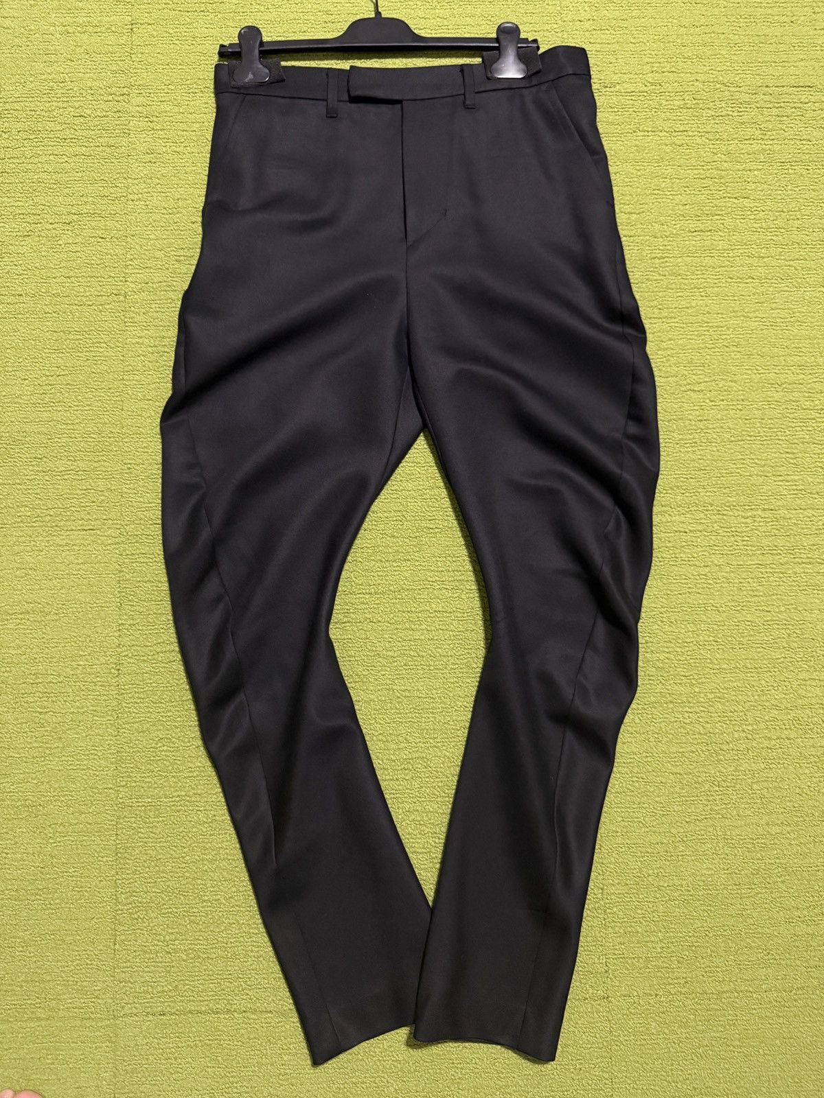 Julius Julius Black Dimensional Wool Trouser Sz 3 Size US 32 / EU 48 - 1 Thumbnail
