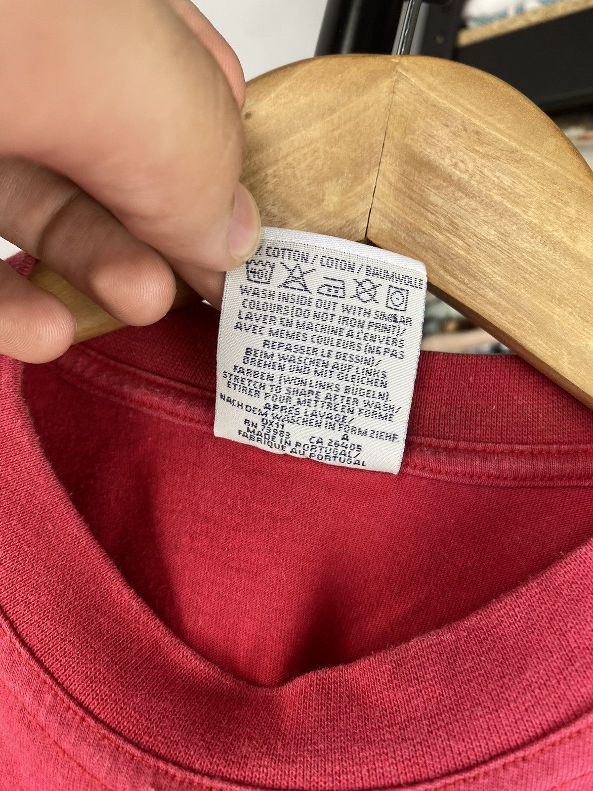 Helly Hansen × Vintage 🔥Vntg Helly Hansen Red Shirt Cyber Logo Opium Tee mens Size US S / EU 44-46 / 1 - 6 Thumbnail