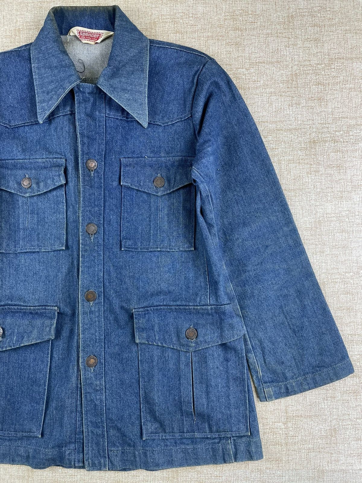 Vintage Vintage 70s/80s Spencer New York USA Denim Jacket Size US S / EU 44-46 / 1 - 3 Thumbnail