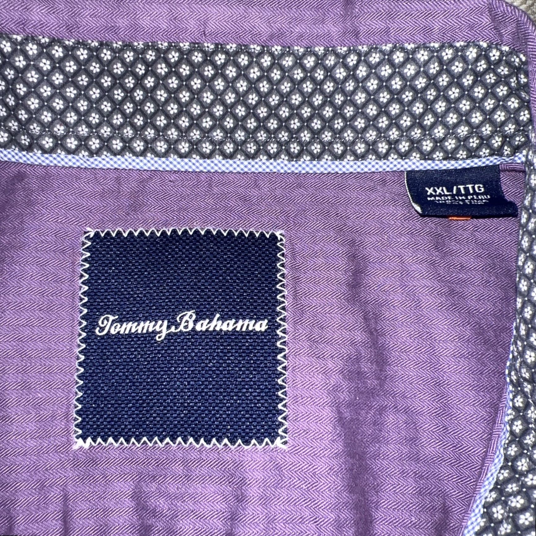 Tommy Bahama Tommy Bahama Purple Longsleeve Button-Up Shirt Mens Size 2XL Size US XXL / EU 58 / 5 - 3 Thumbnail