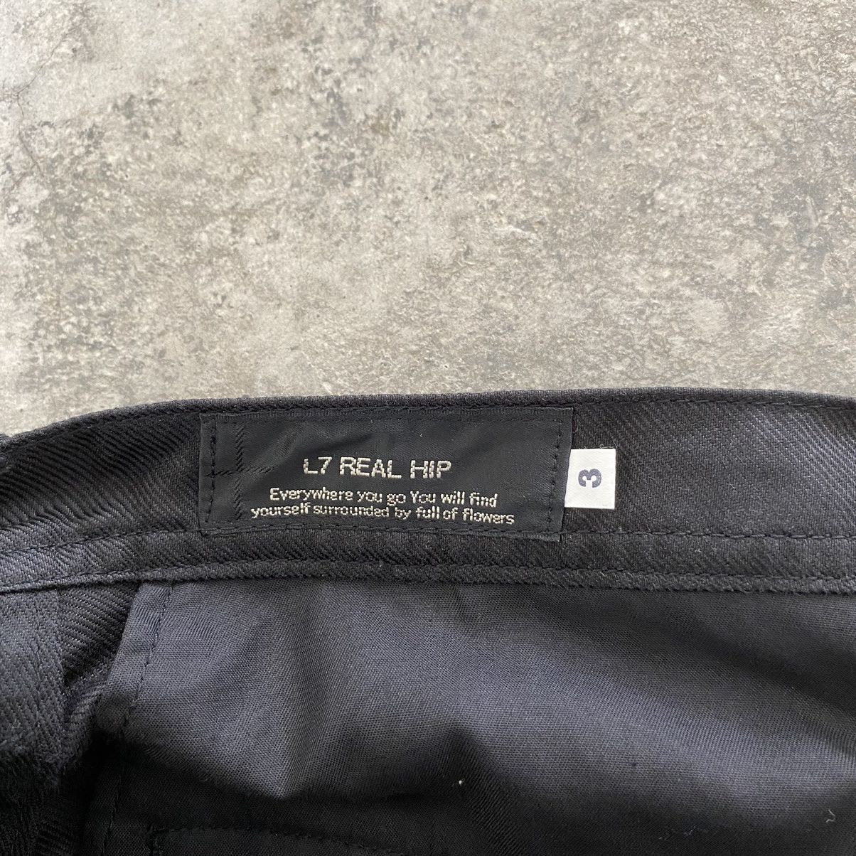 L7 Real Hip Vintage L7 Real Hip Coated Wide Leg Flared Cargo Pants Size US 31 - 21 Thumbnail