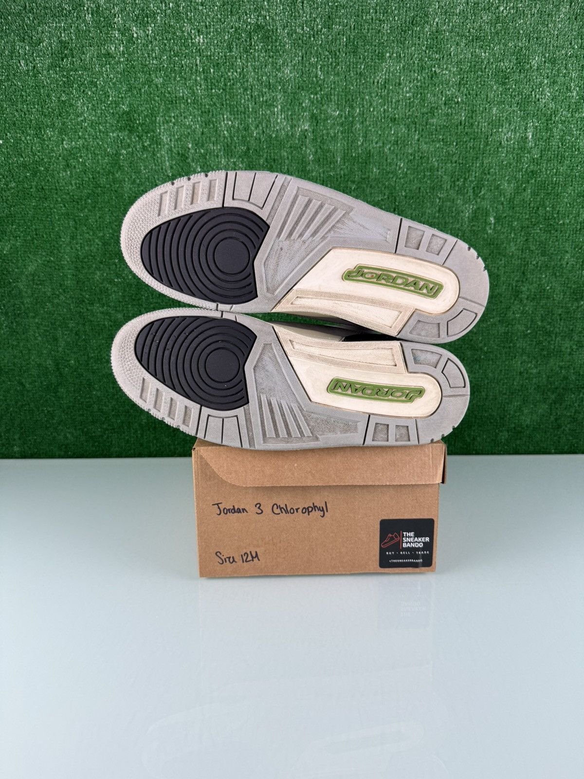 Jordan Brand Jordan 3 Retro Chlorophyll Size US 12 / EU 45 - 8 Thumbnail