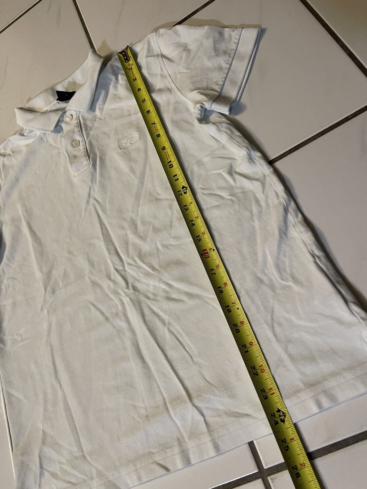 Hugo Boss Hugo Boss Polo Shirt Size Small Collar White Regular Fit Size US S / EU 44-46 / 1 - 5 Thumbnail