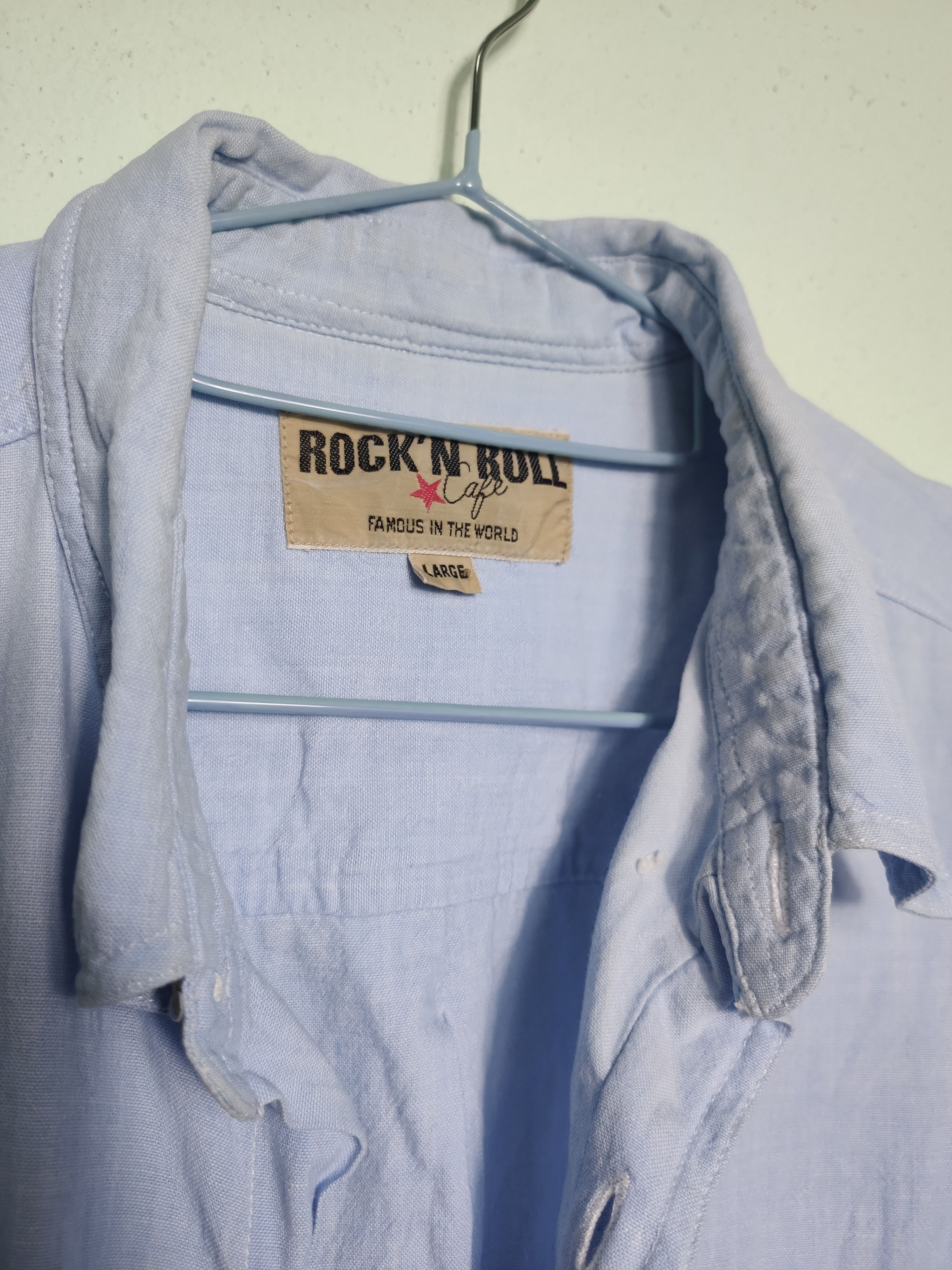 Other Vintage Short Sleeve Button Up ROCK N ROLL Size US M / EU 48-50 / 2 - 4 Thumbnail