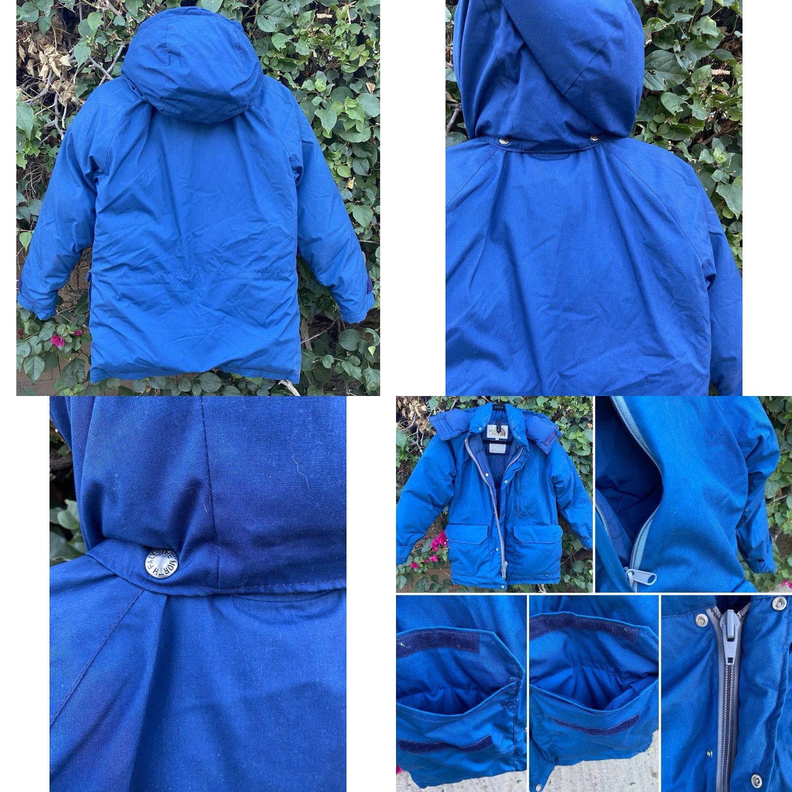 The North Face VINTAGE The North Face Brown Label Down Parka Jacket XS Blue 80s 70s Hooded Mens Size US XS / EU 42 / 0 - 8 Thumbnail