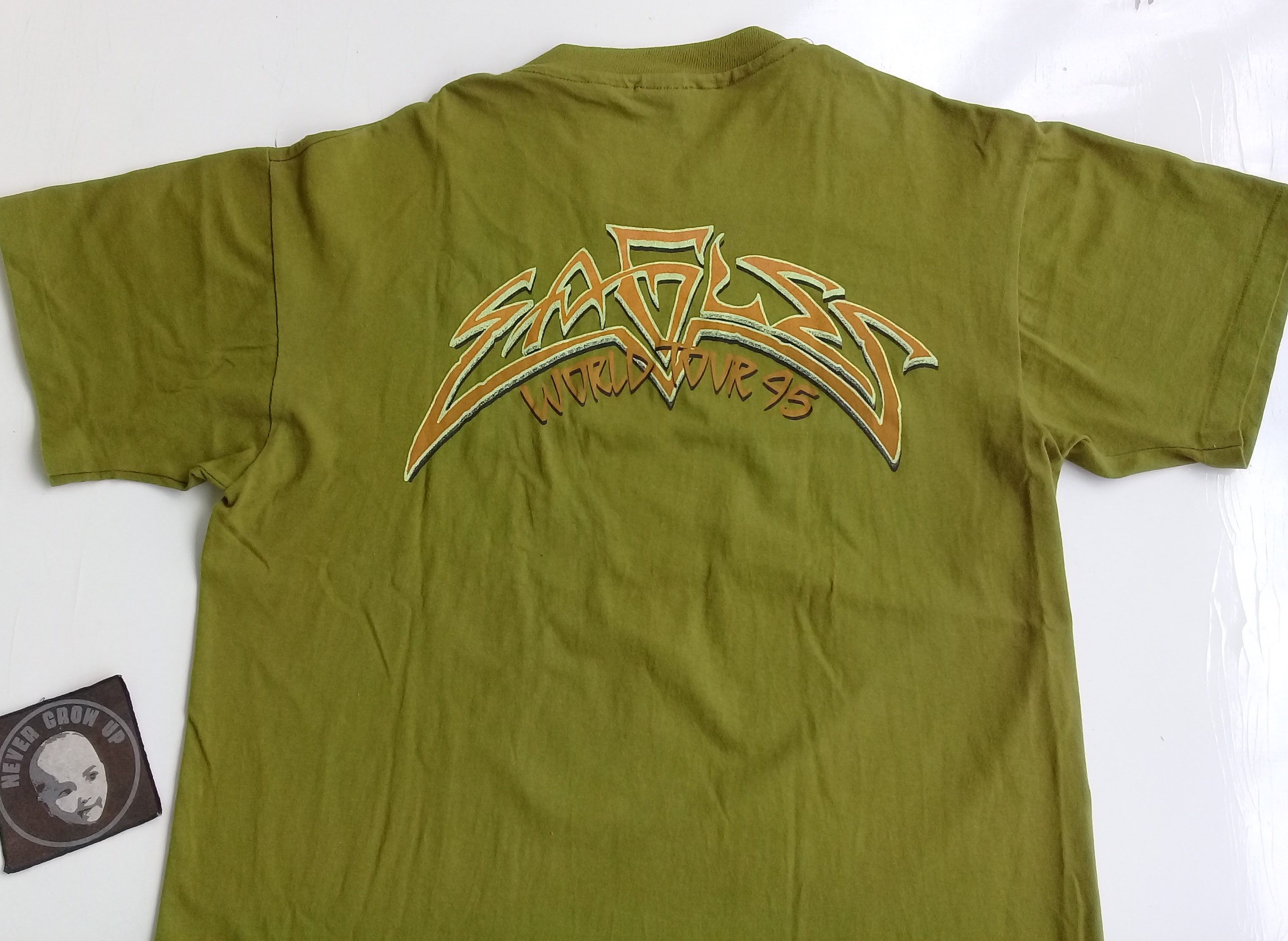 Band Tees Vintage 90s EAGLES HELL FREEZES OVER WORLD TOUR '95 T-Shirts Size US L / EU 52-54 / 3 - 6 Thumbnail