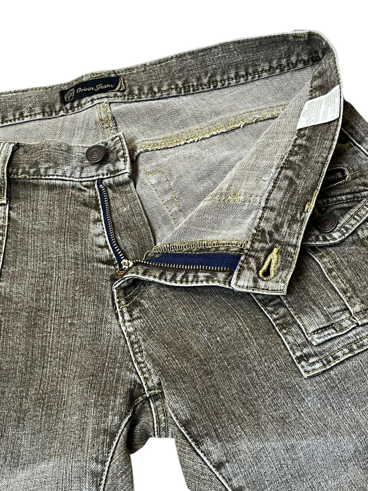 Japanese Brand JAPANESE ARTISTR “ORIRIN JEANS” DIRTY MUDD FLARED JEANS Size US 33 - 10 Thumbnail