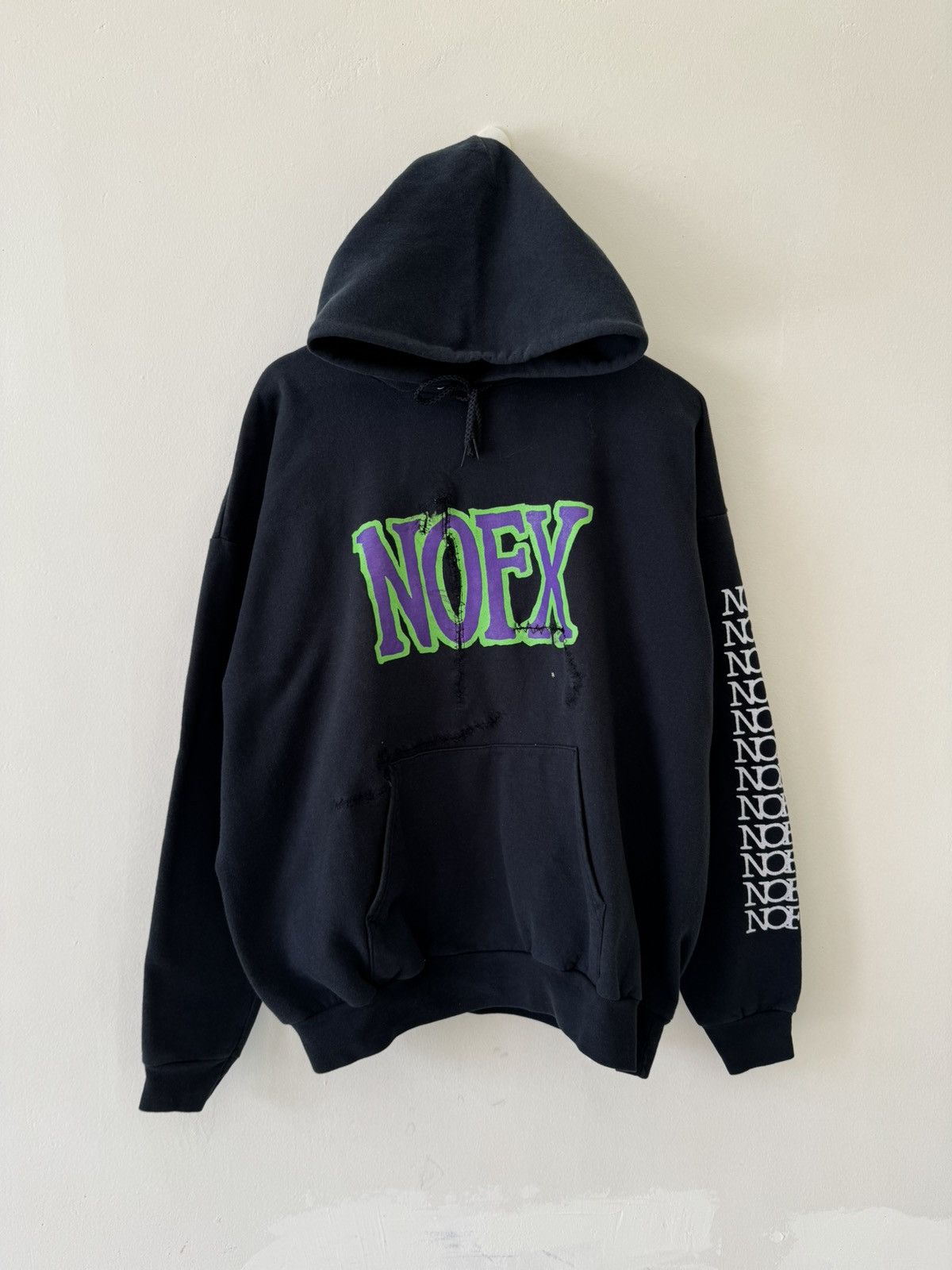 Band Tees VINTAGE 90’S NOFX FAT WRECK CHORDS HOODIE Size US XL / EU 56 / 4 - 1 Thumbnail