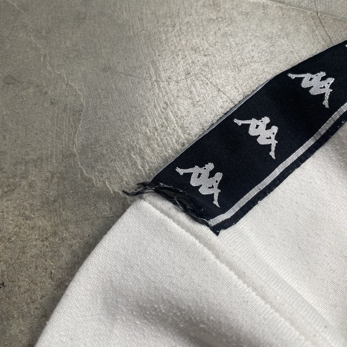 Kappa × Vintage y2k Kappa Sidetape Zipped Up Sweater Jacket Size US S / EU 44-46 / 1 - 7 Thumbnail