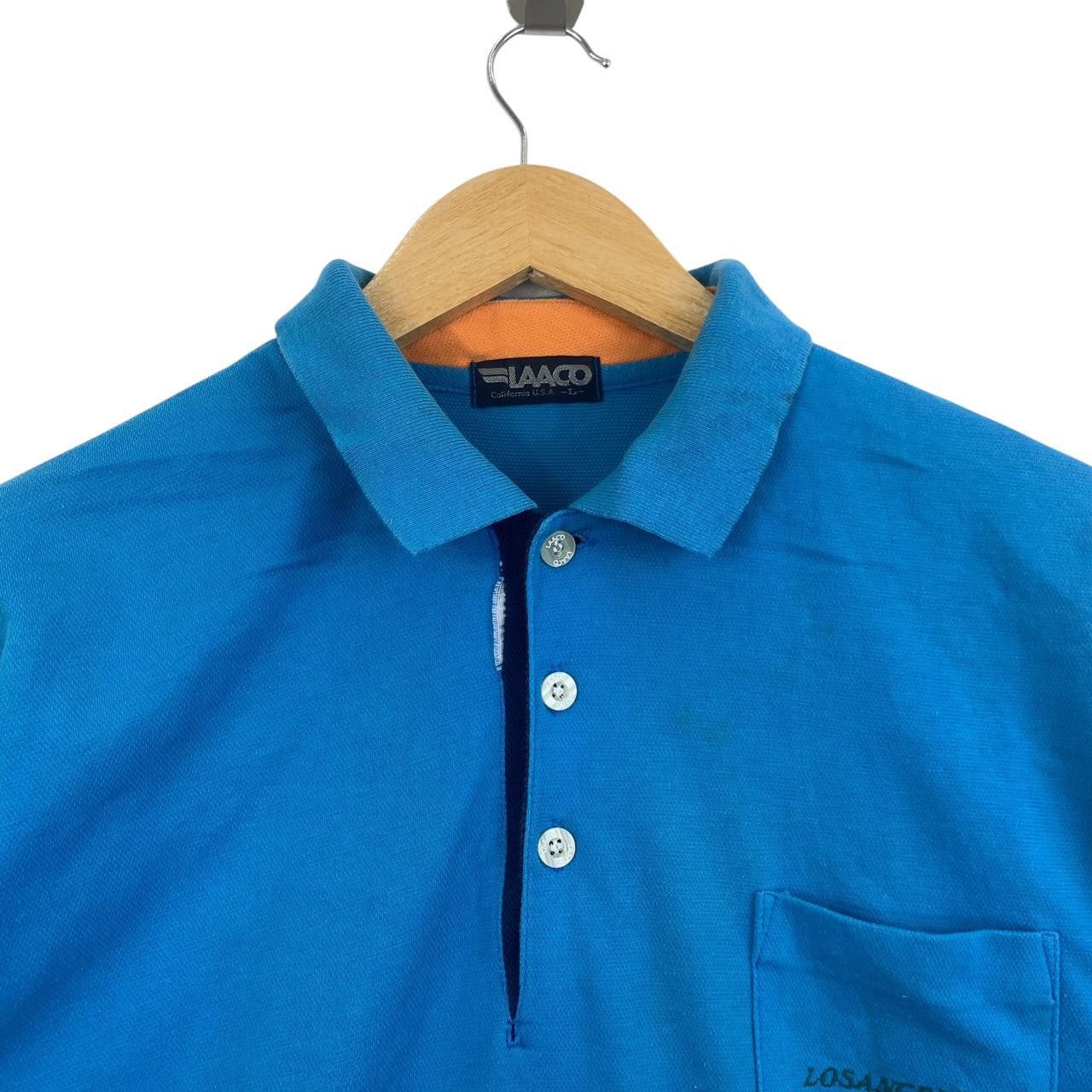 Vintage Vintage LAACO ATHLETIC CLUB Los Angeles Polo Tee Shirt Size US L / EU 52-54 / 3 - 6 Thumbnail