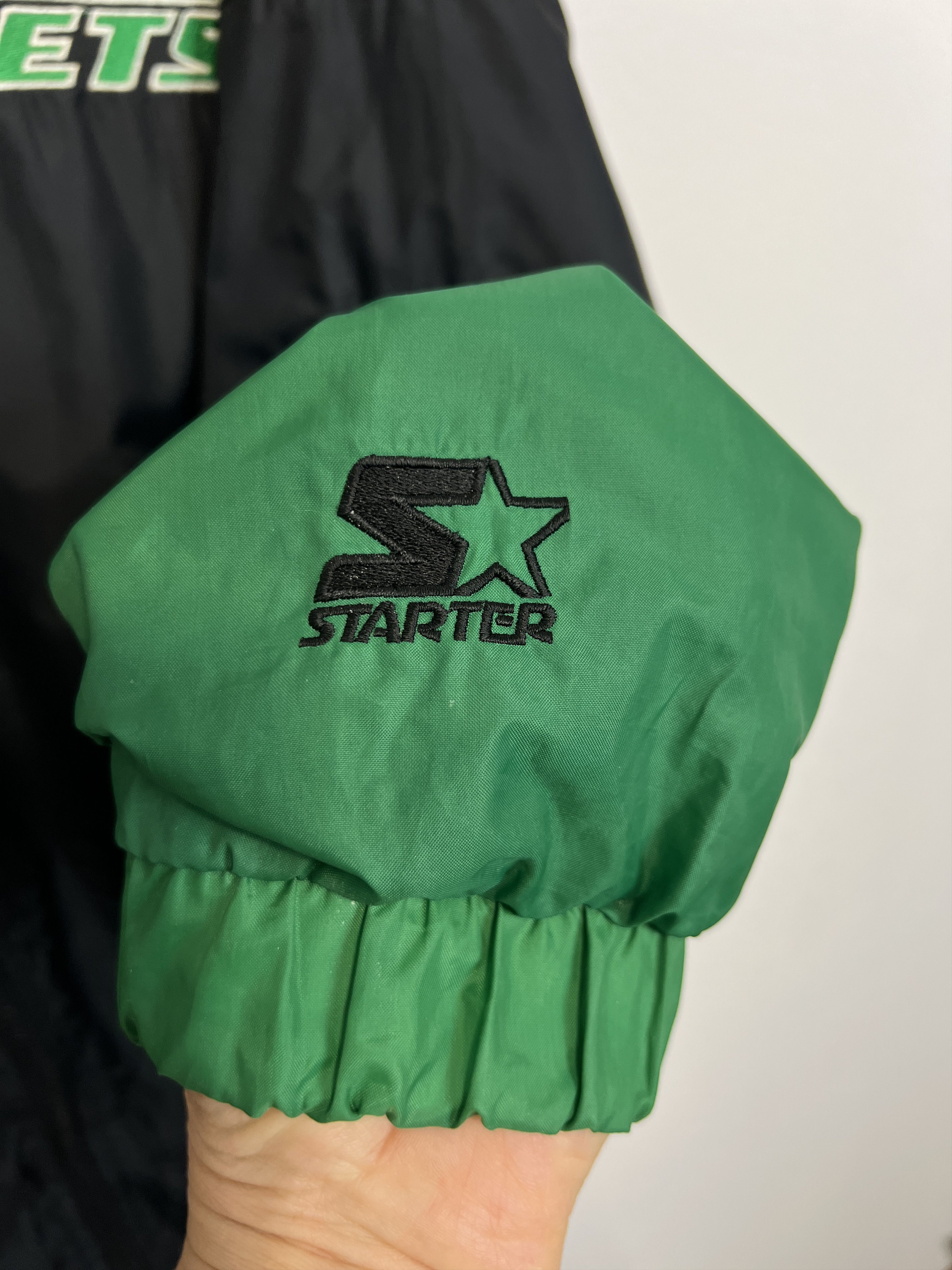 Starter Vintage 90's New York Jets Jacket NFL Track Top Zip Rare Size US L / EU 52-54 / 3 - 6 Thumbnail