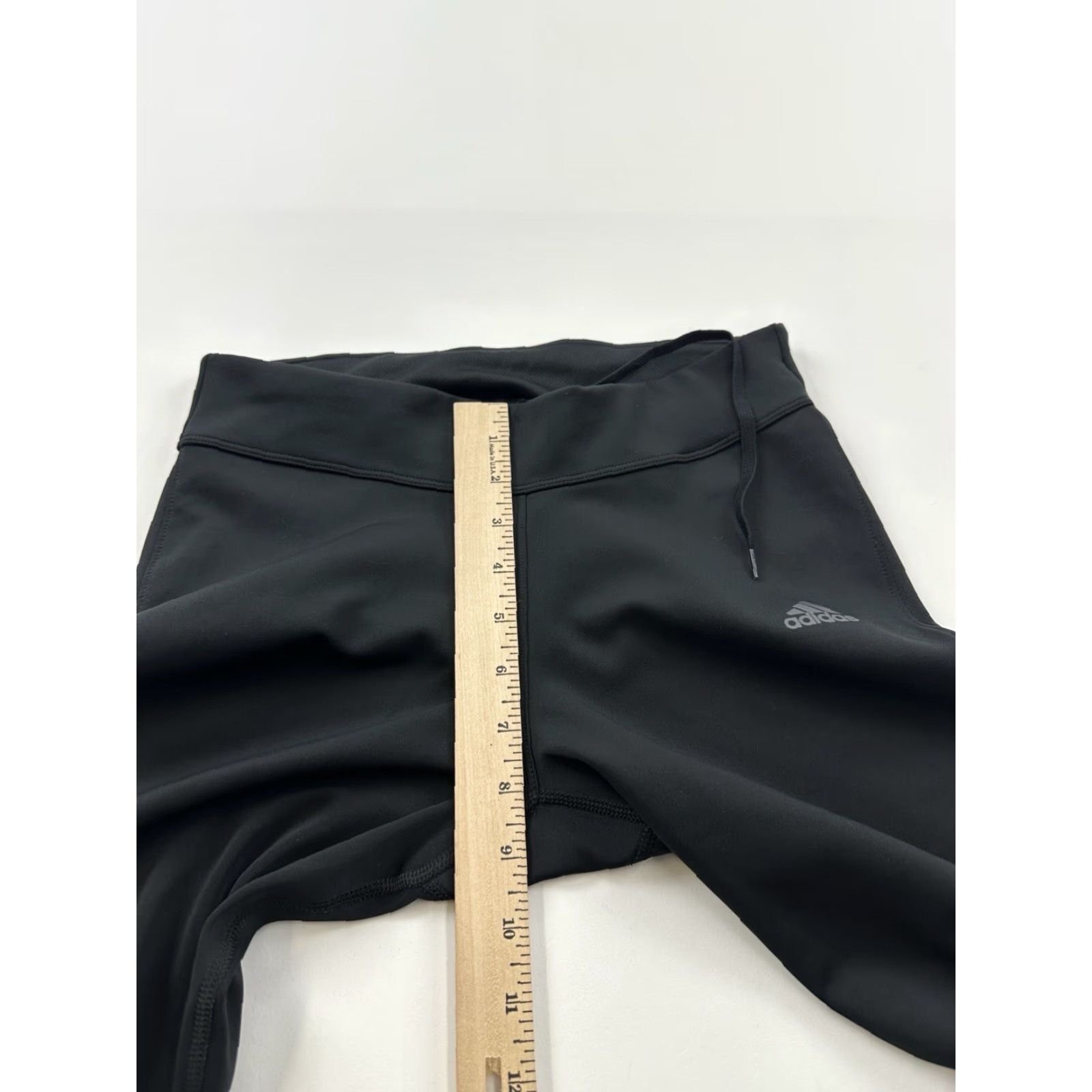 Adidas Adidas Compression Leggings Womens Small Black Running Zipped Ankles Size 28" / US 6 / IT 42 - 6 Thumbnail