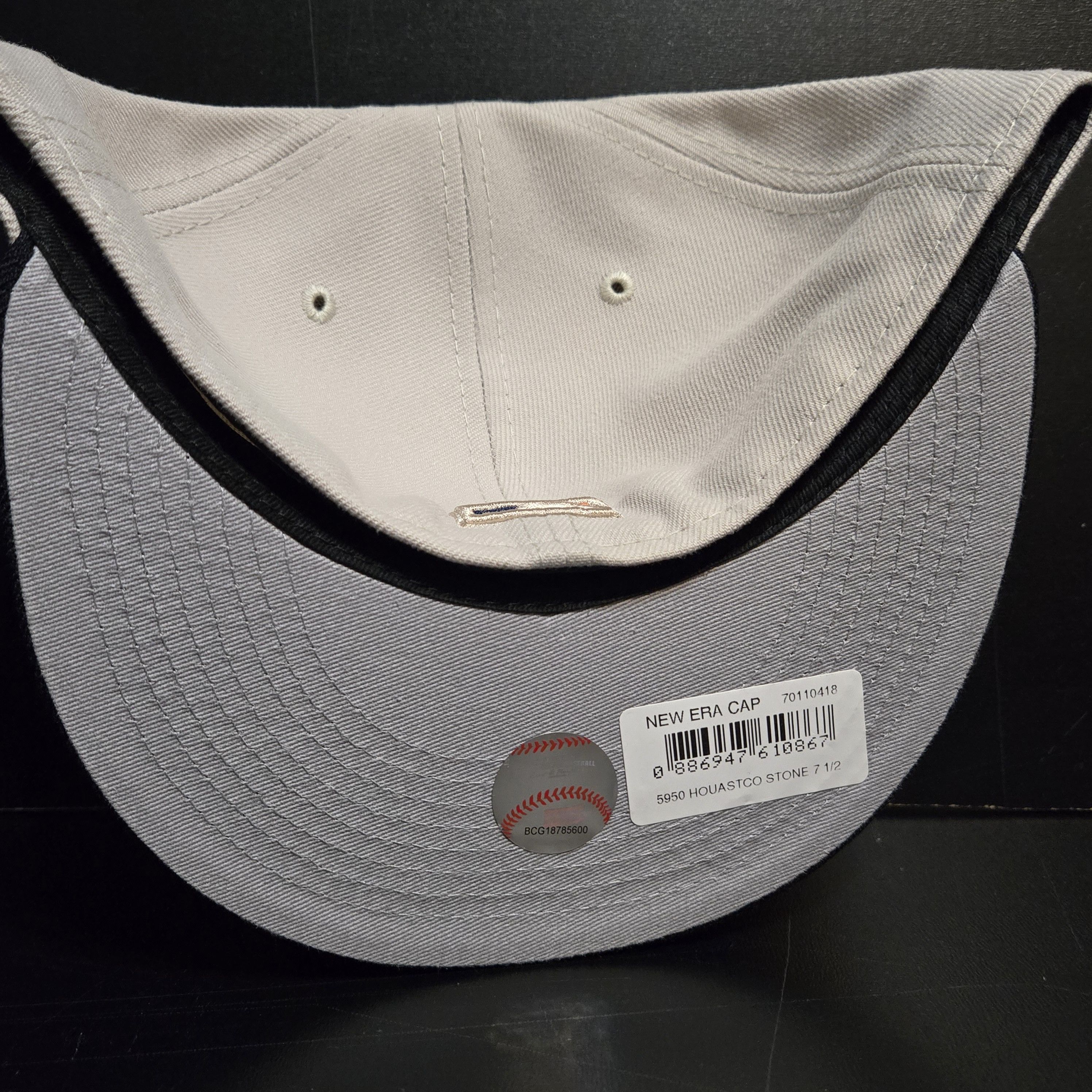 New Era 7 1/2 Houston Astros Topperzstore New Era Fitted Hat Size ONE SIZE - 2 Thumbnail