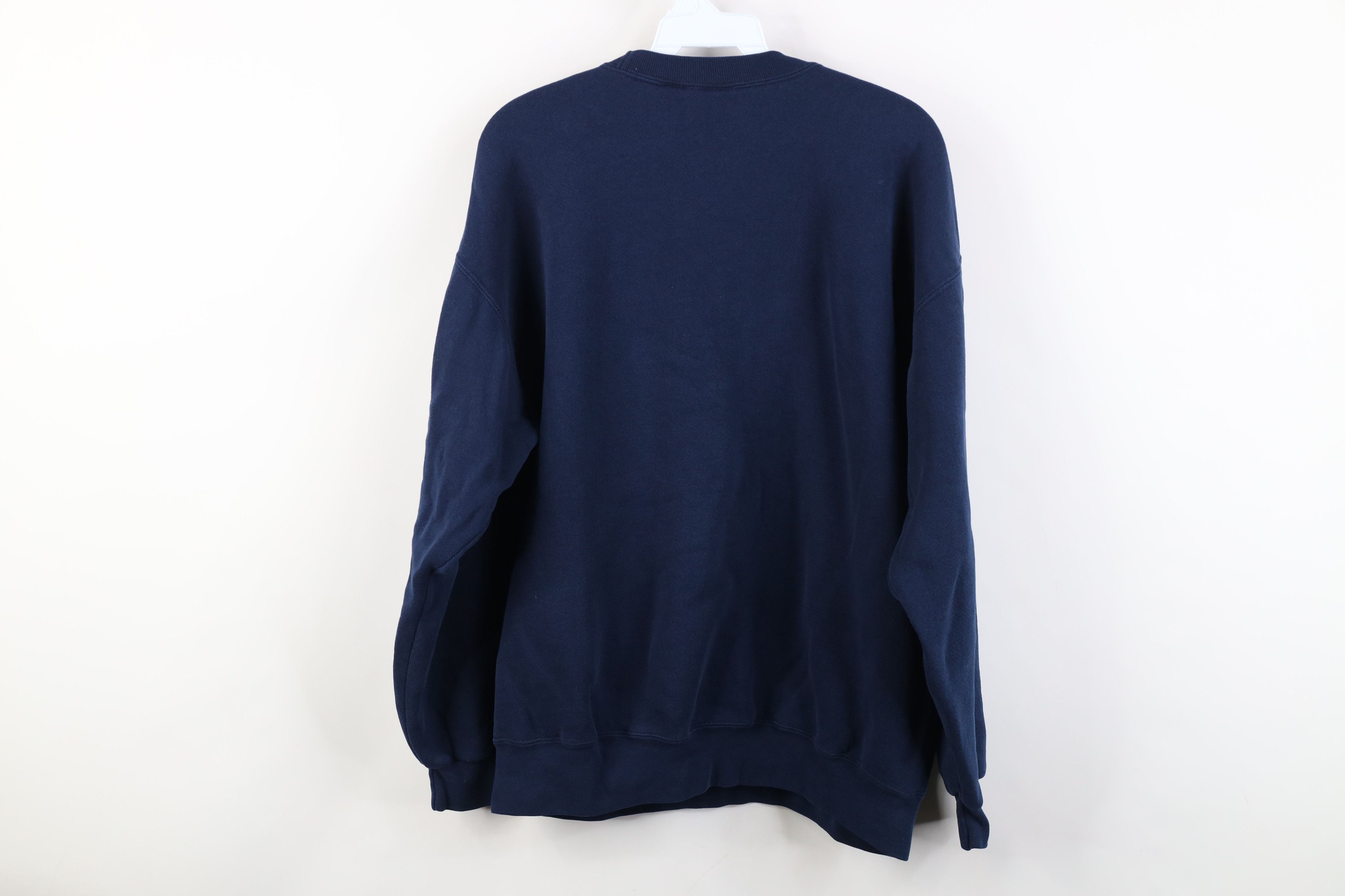 Vintage Vintage 90s University of North Carolina Sweatshirt Blue USA Size US L / EU 52-54 / 3 - 9 Thumbnail