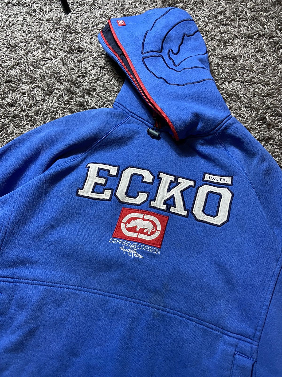 Ecko Unltd. × Rap Tees × Vintage ECKO UNLMTD VINTAGE Y2K RAP SKATE DOUBLE-ZIP HOOD HOODIE Size US M / EU 48-50 / 2 - 2 Thumbnail
