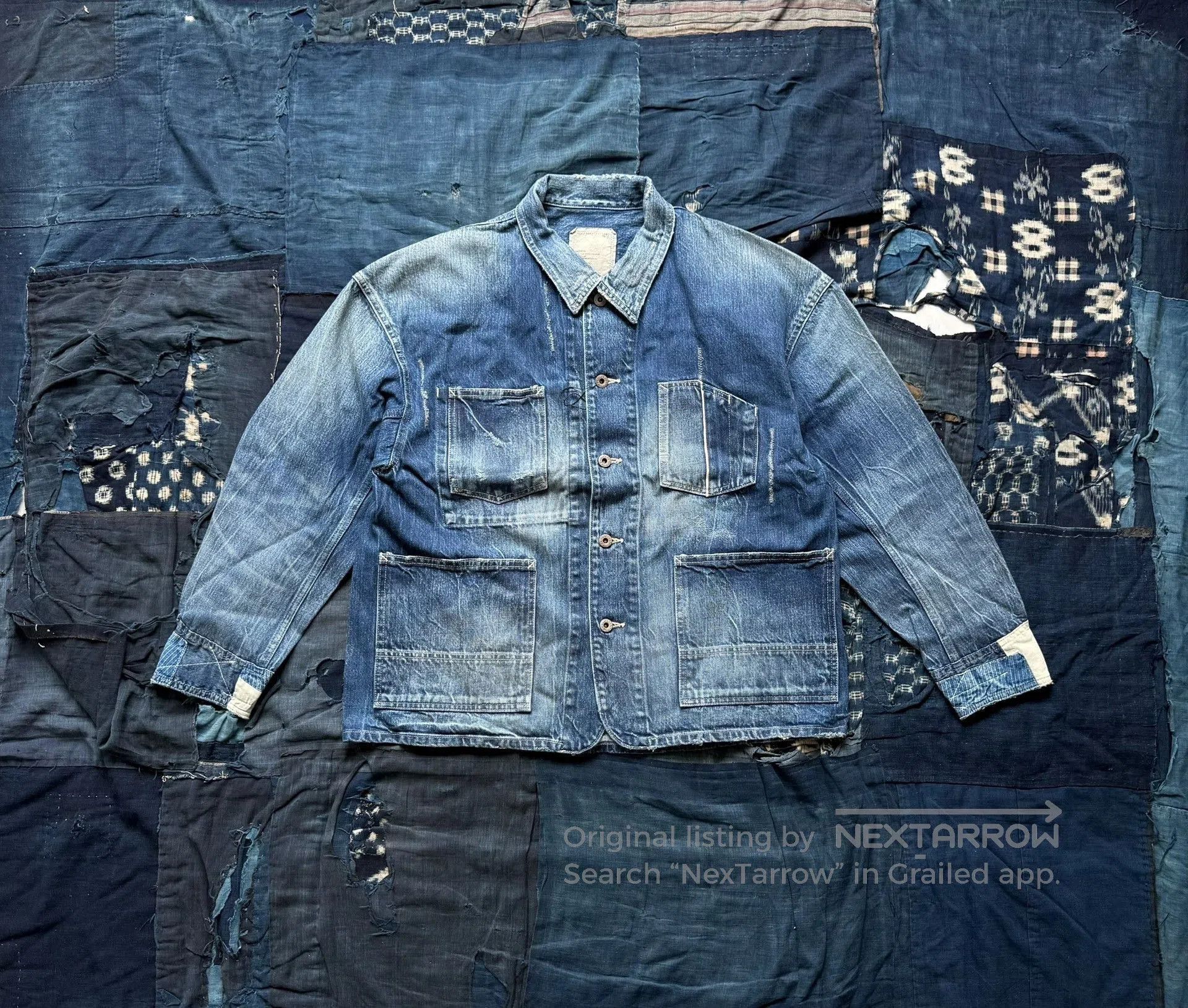 Madness MADNESS 4P Regenerated Denim Jacket. Size US M / EU 48-50 / 2 - 1 Thumbnail