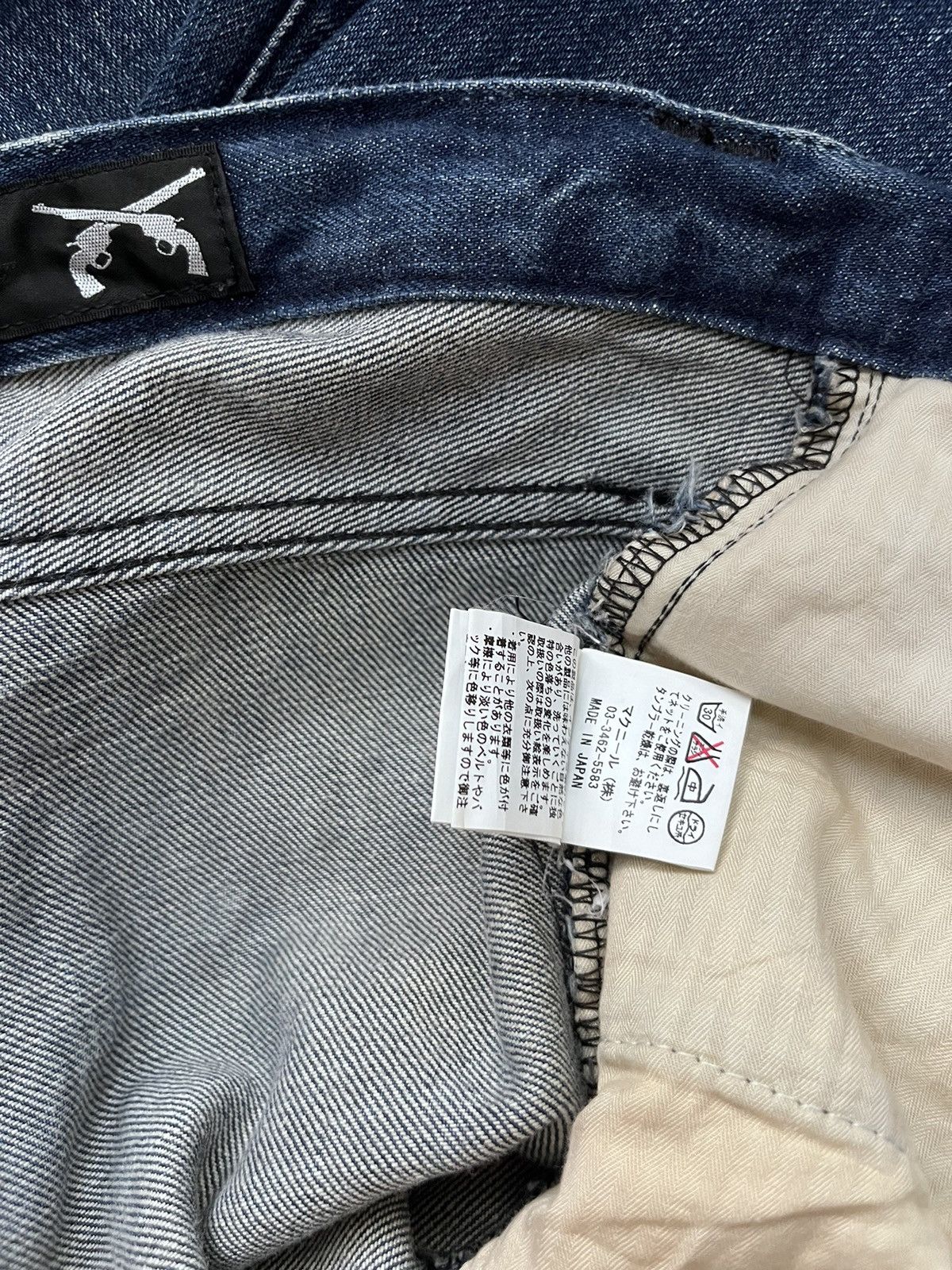 roarguns 1990s Hook metal distress denim look #C2 Size US 29 - 10 Thumbnail