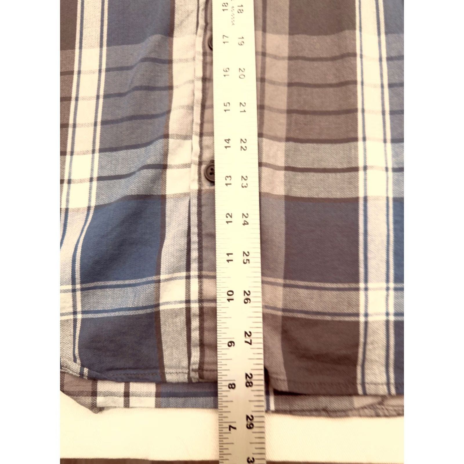Vintage Columbia Long Sleeve Button-Up Mens Large Gray Plaid Shirt Regular Fit Size US L / EU 52-54 / 3 - 6 Thumbnail