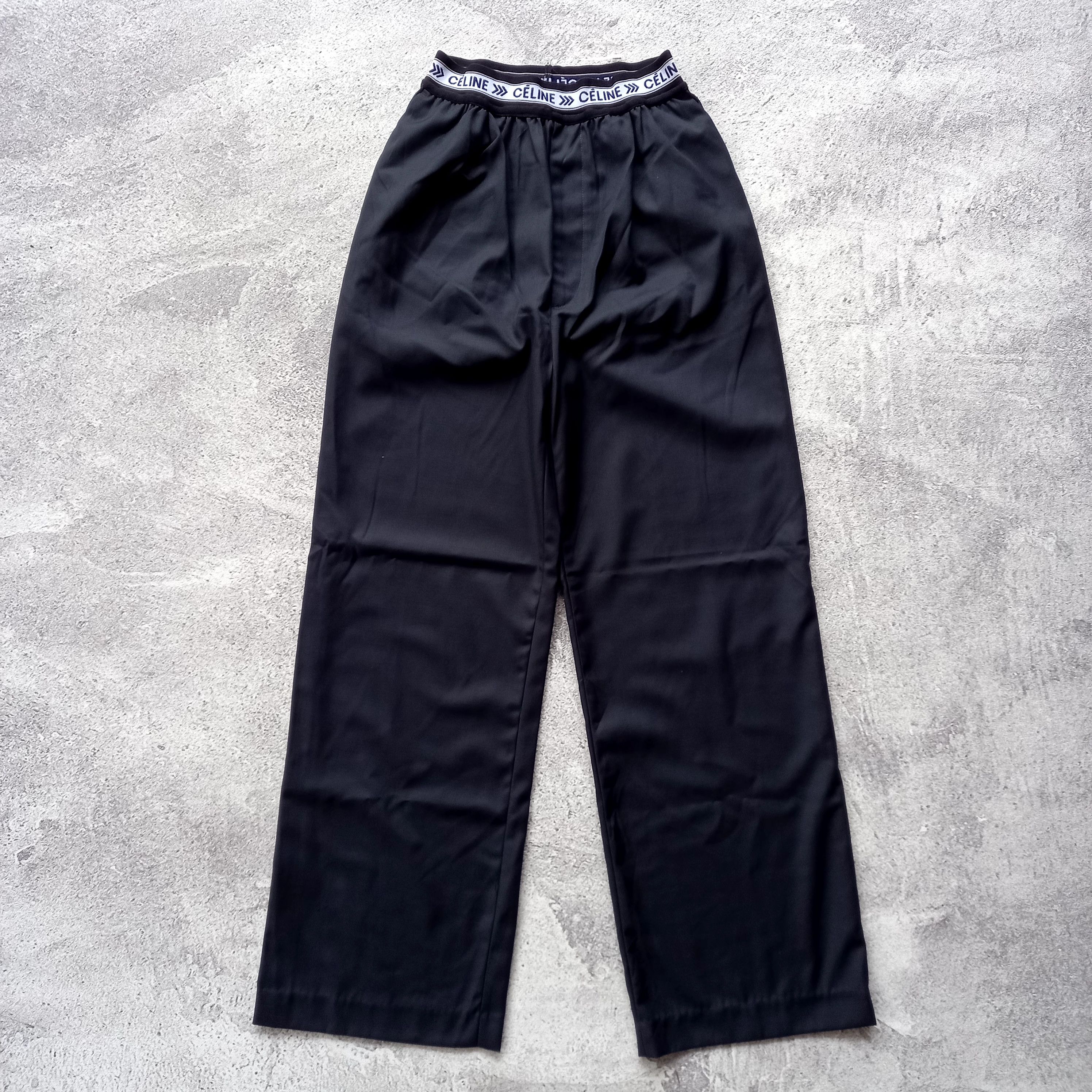 image of Celine Trouser Pants in Dark Grey, Women's (Size 24)