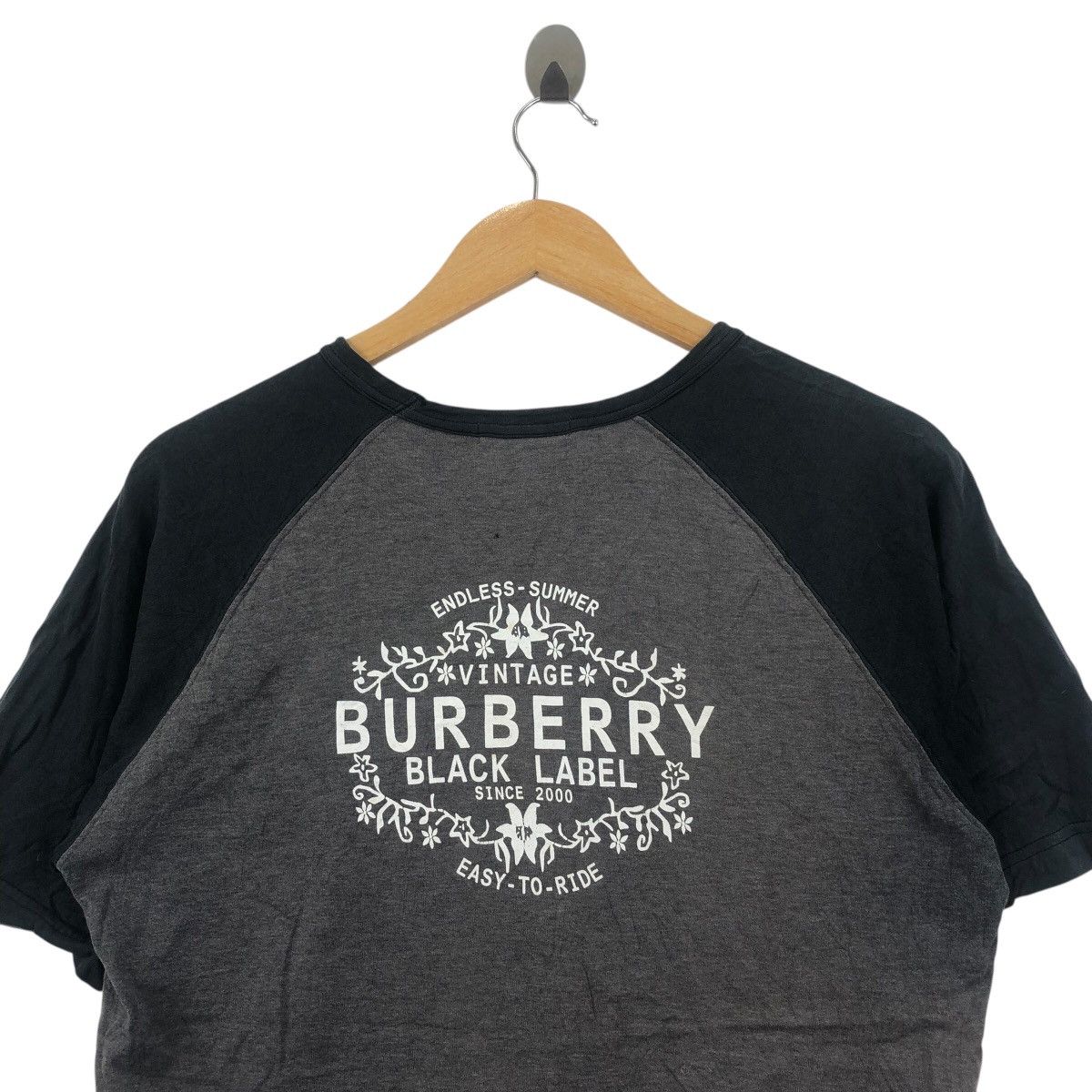 Burberry BURBERRY BLACK LABEL Raglan Big Graphic Shirt Size US L / EU 52-54 / 3 - 5 Thumbnail