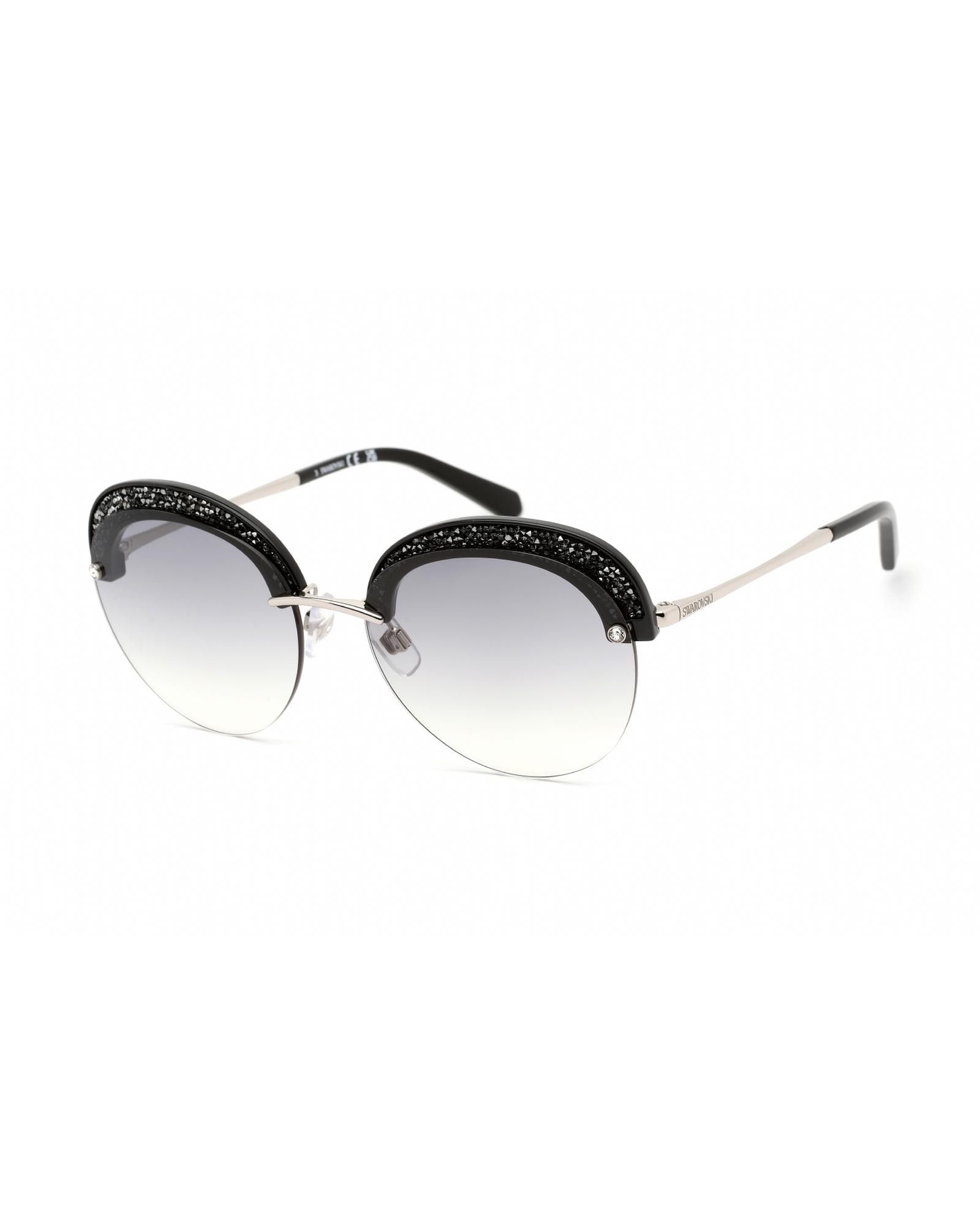 image of Swarovski Sk0256 Sunglasses Black / Grey, Women's
