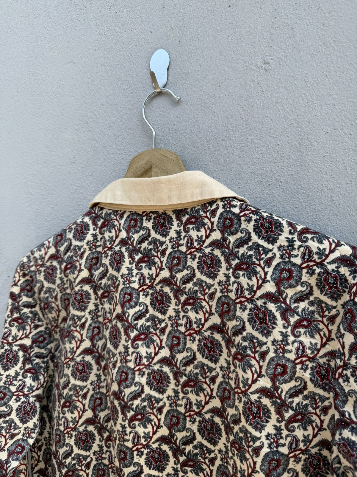 Burberry BURBERRY London AOP Paisley Design Open Collar Shirt Size S / US 4 / IT 40 - 11 Thumbnail
