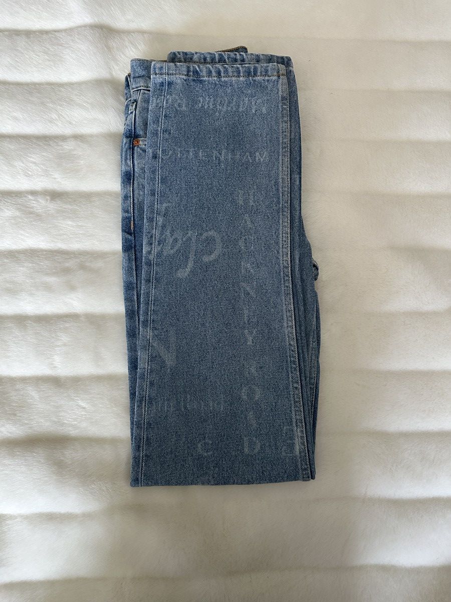Martine Rose Martine Rose Blue Street Names Size 27" / US 4 / IT 40 - 4 Thumbnail
