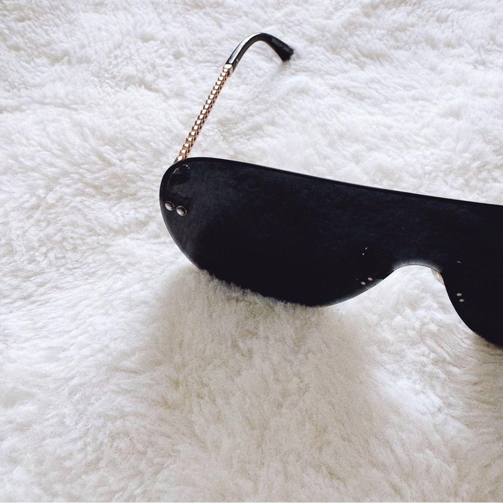 Other Jasmine Black Sleek Single-Lens Sunglasses Size ONE SIZE - 5 Thumbnail