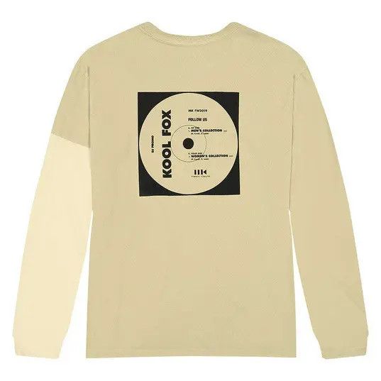 Maison Kitsune Maison Kitsuné Oversized Longsleeve Beige Size US XL / EU 56 / 4 - 3 Thumbnail