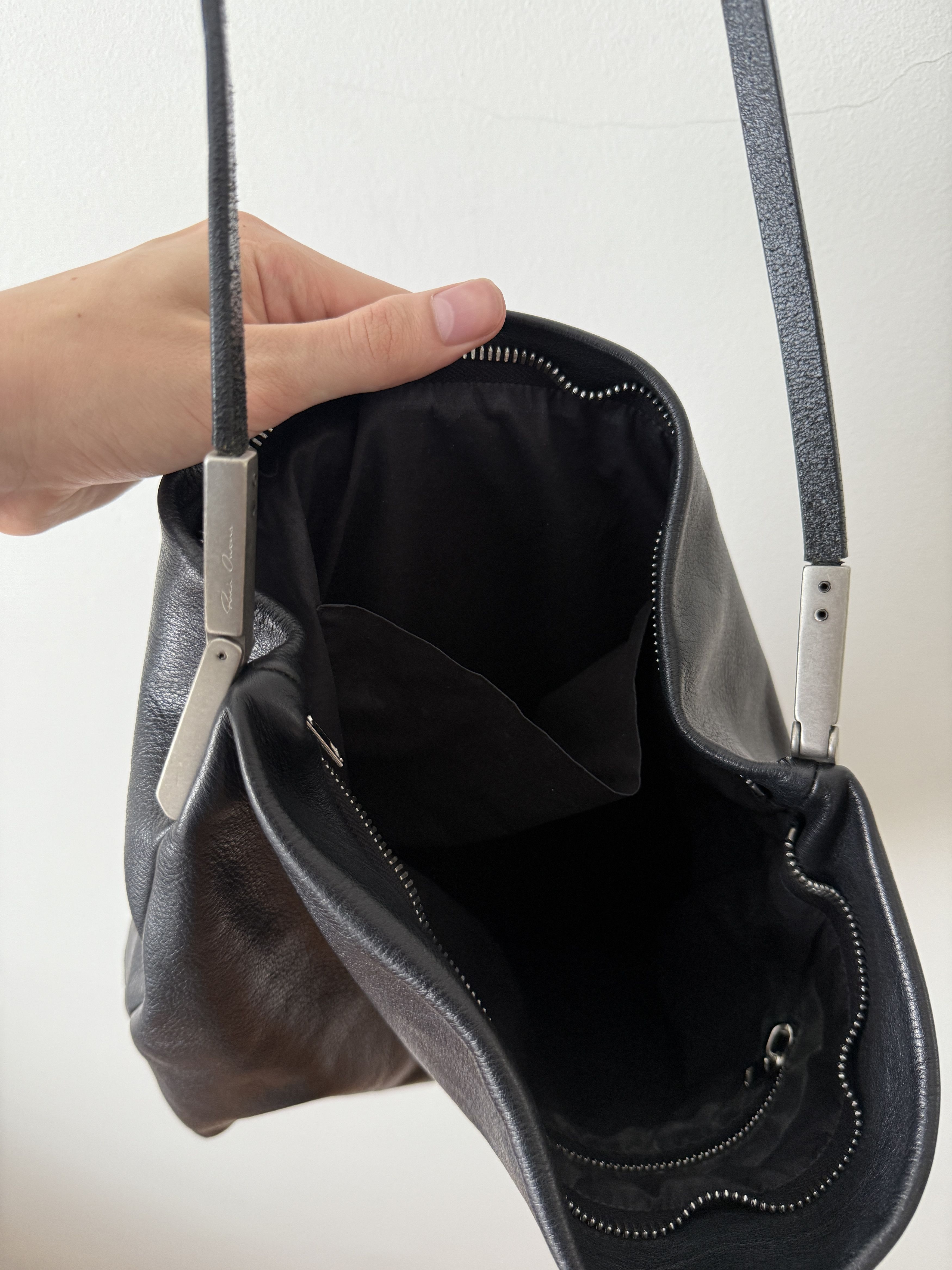 Rick Owens Big Adri Leather Bag Size ONE SIZE - 17 Thumbnail