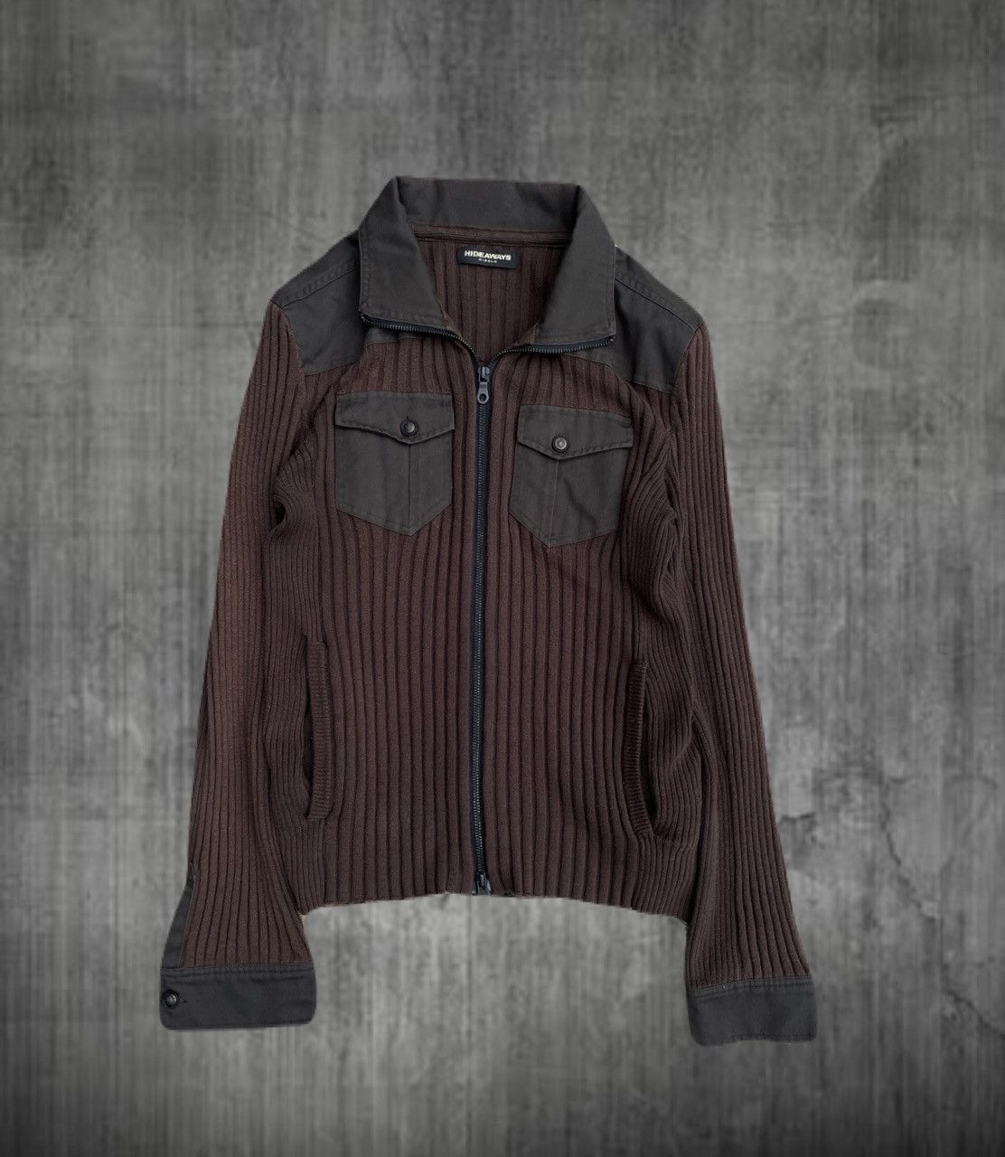 If Six Was Nine 2000s Japanese archive Vkei Docking Military Zip-up Knit Size US S / EU 44-46 / 1 - 1 Thumbnail
