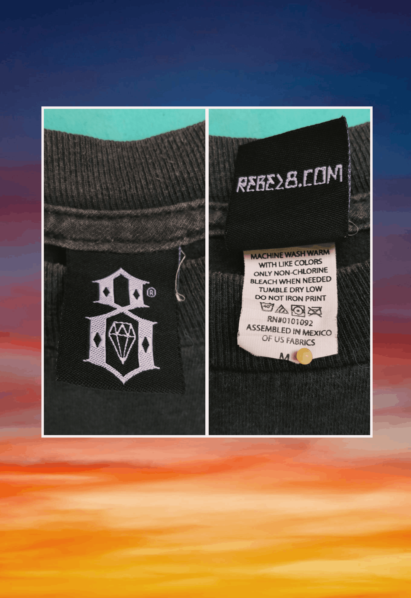 Rebel8 Y2K streetwear Vintage REBEL 8 Clothing shirt Size US M / EU 48-50 / 2 - 9 Thumbnail