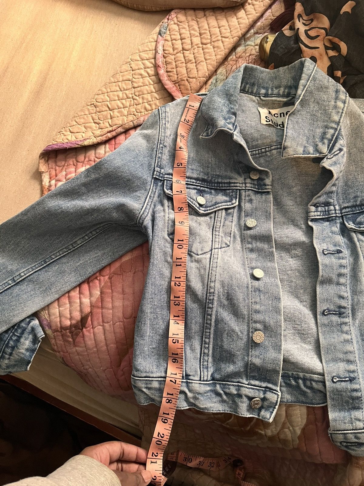 Acne Studios Acne Studios Vintage Denim Jacket Light Blue Wash Size XXS / US 00 / IT 34 - 8 Thumbnail
