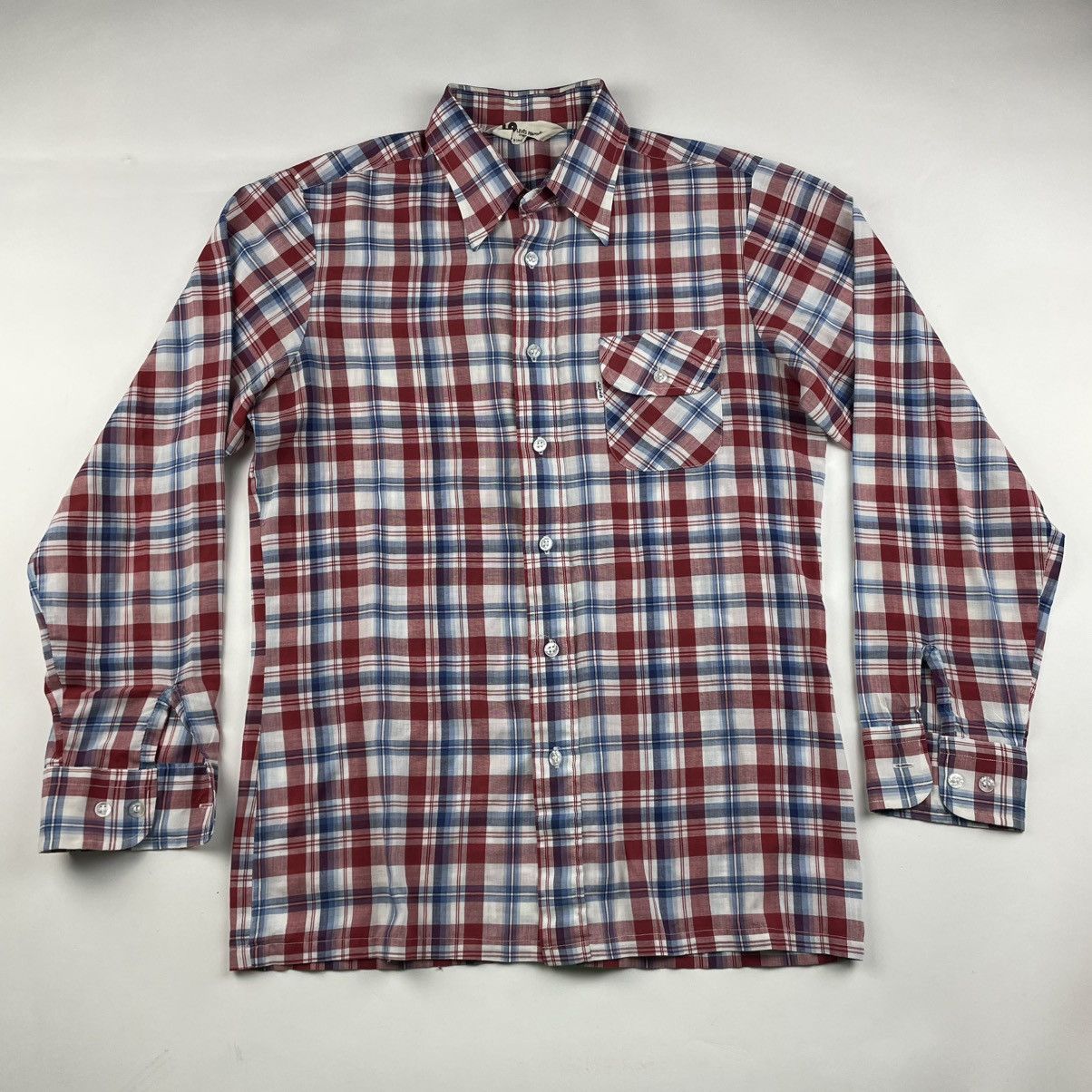Levi's Vintage 70’s LEVIS Panatela Shirt Size M/S Plaid Button Size US S / EU 44-46 / 1 - 1 Thumbnail