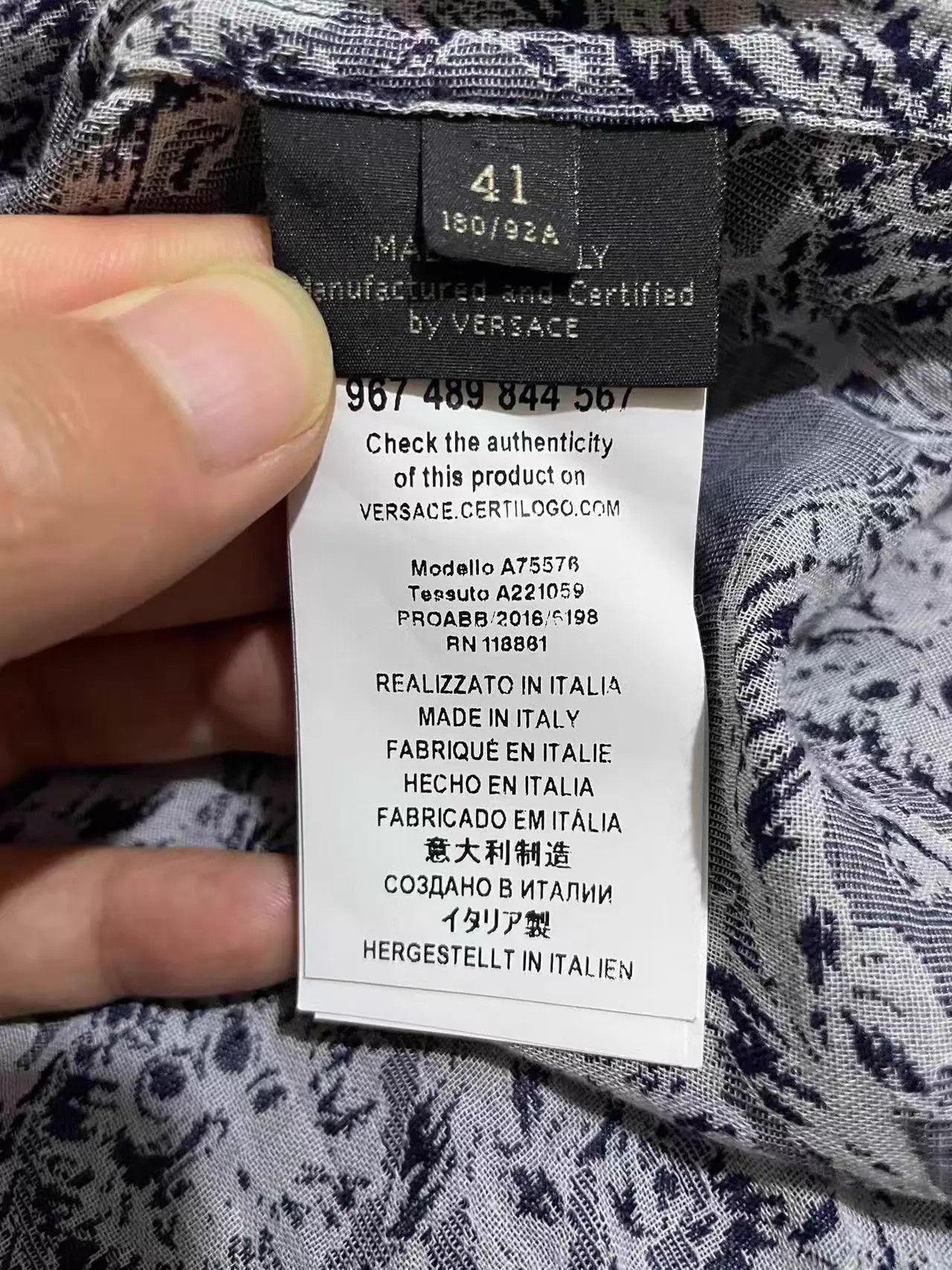 Versace Versace Runway Baroque Print Short Shirt XL 99New Size US XL / EU 56 / 4 - 7 Thumbnail