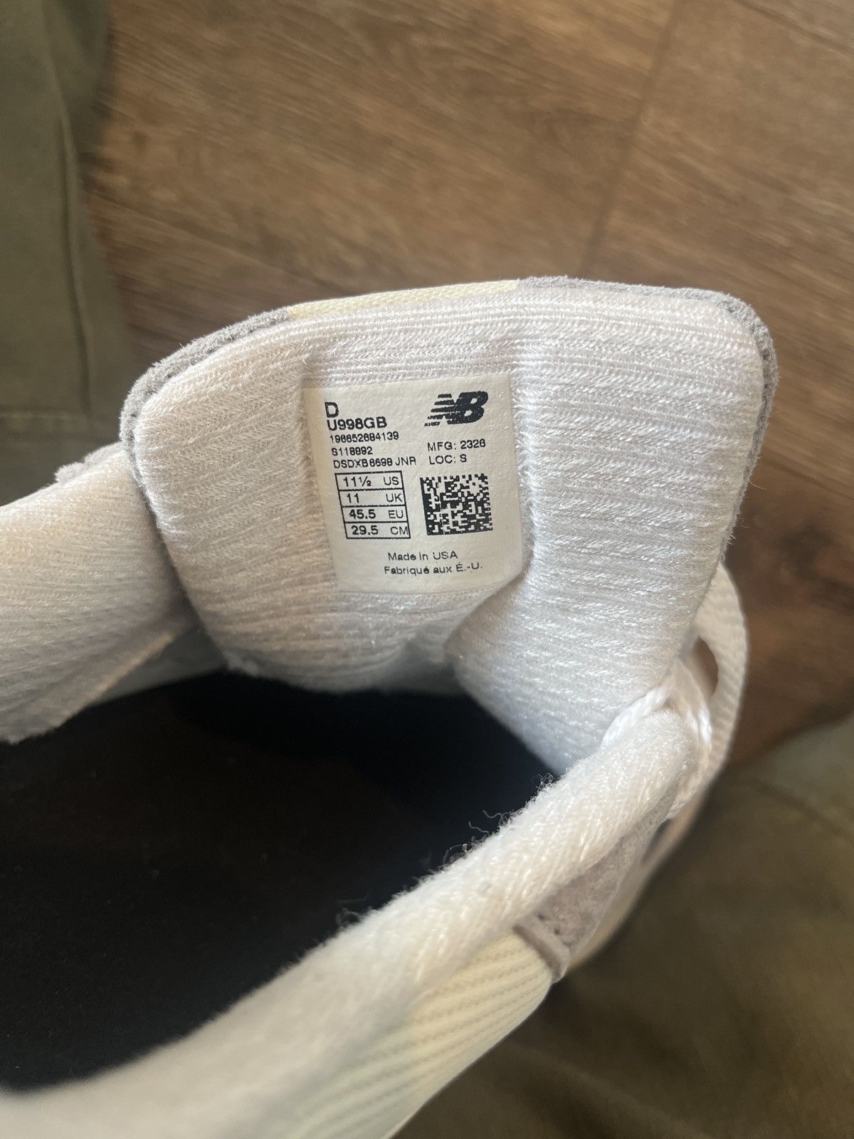 New Balance New Balance U998GB Sz 11.5 Retail $210 Size US 11.5 / EU 44-45 - 6 Thumbnail