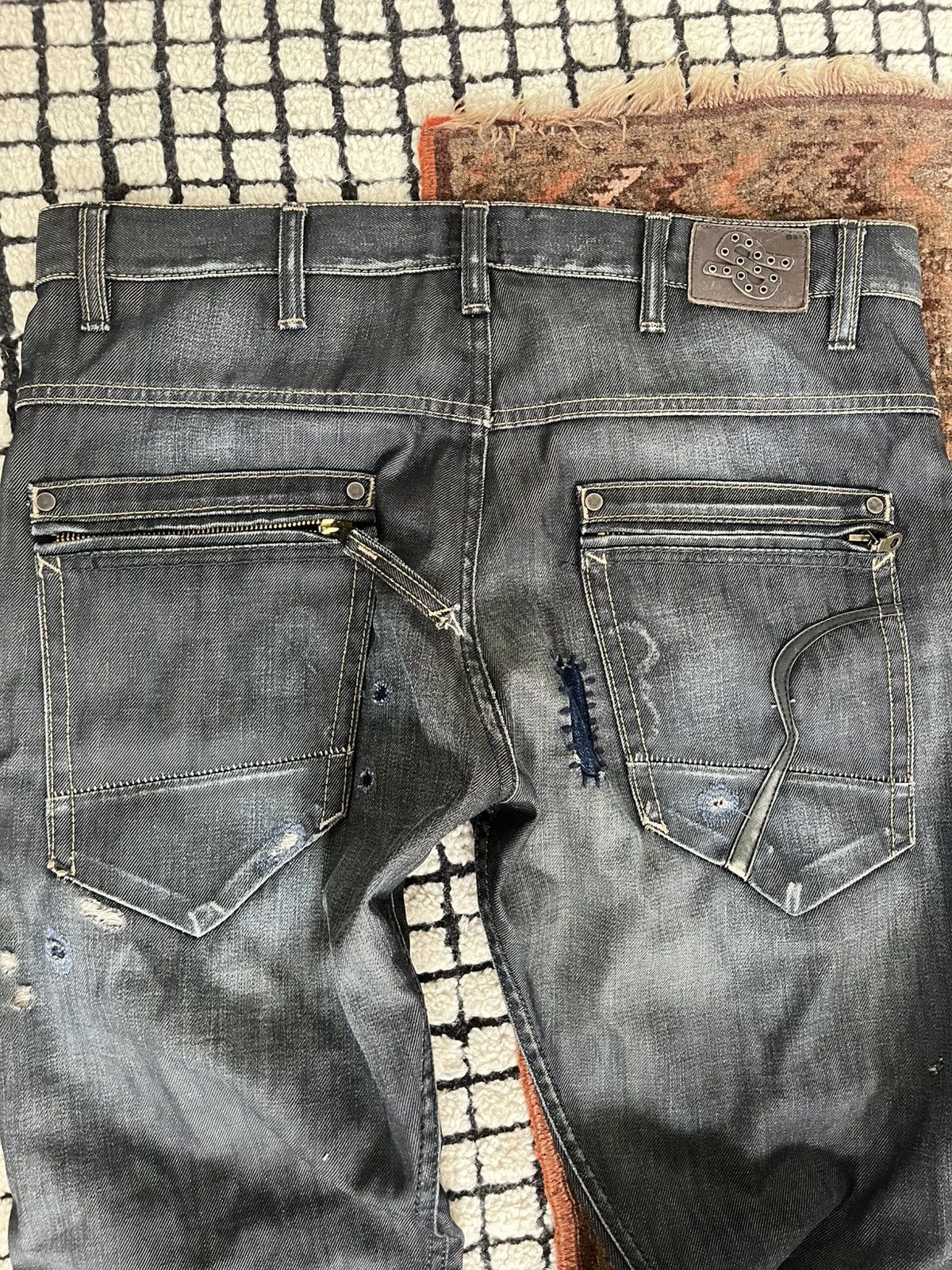 Other vintage RA-ER distressed denim Size US 33 - 2 Thumbnail
