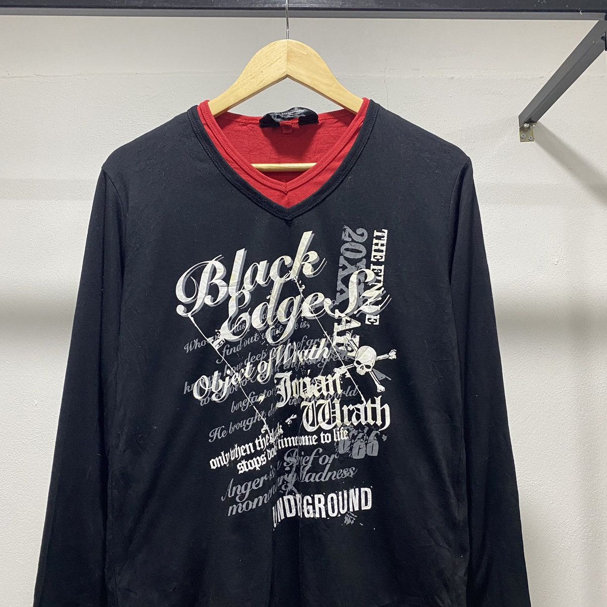 Hysteric Glamour Skull☠️ Beaumere Aristocratic Y2K Poem Wording Ls Punk Size US M / EU 48-50 / 2 - 4 Thumbnail