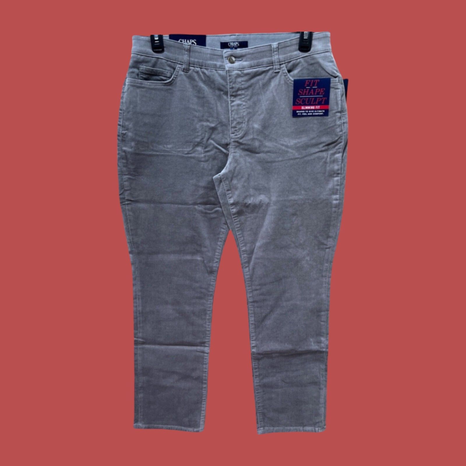 Chaps Chaps - women’s fit shape sculpt pants - slimming fit- Grey Size 36" / US 14 / IT 50 - 1 Thumbnail