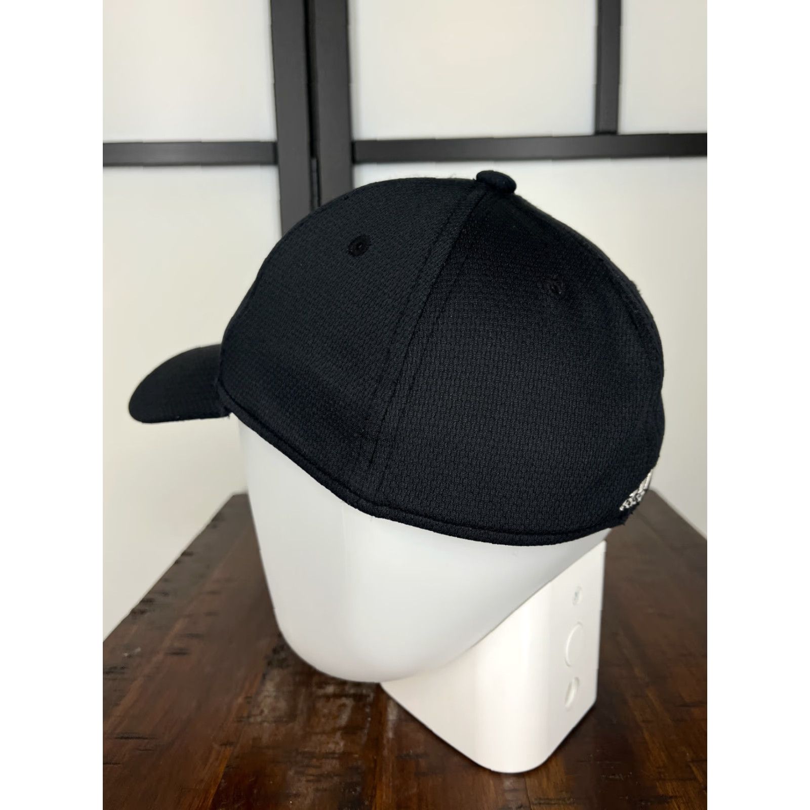 Adidas Adidas Hat Cap Fitted Adult Medium Black Embroidered A-Flex Golf Golfer Size ONE SIZE - 5 Thumbnail