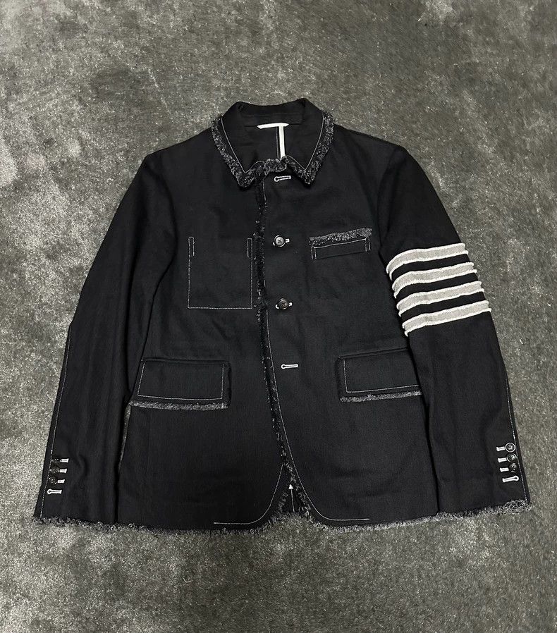 Thom Browne Thom Browne Black cowboy jacket Size US S / EU 44-46 / 1 - 1 Thumbnail