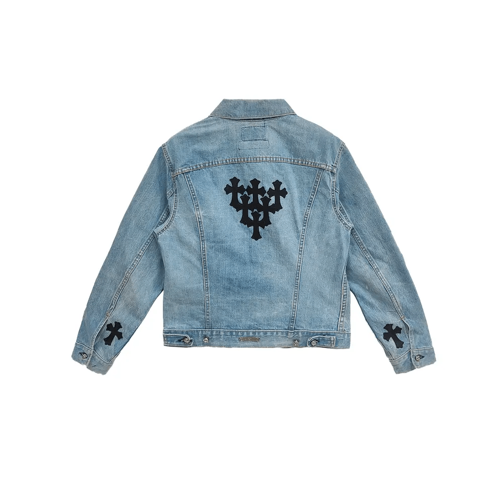 Chrome Hearts Chrome Hearts Levi's Cross Patch Denim Jacket Size S / US 4 / IT 40 - 2 Thumbnail