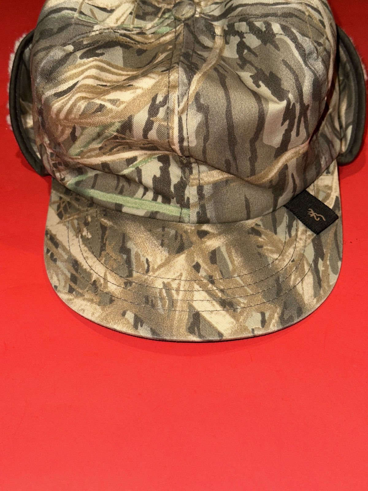 Mossy Oaks Vtg 90s Browning USA Mossy Oak Camo Thinsulate Goretex Hat Size ONE SIZE - 2 Thumbnail