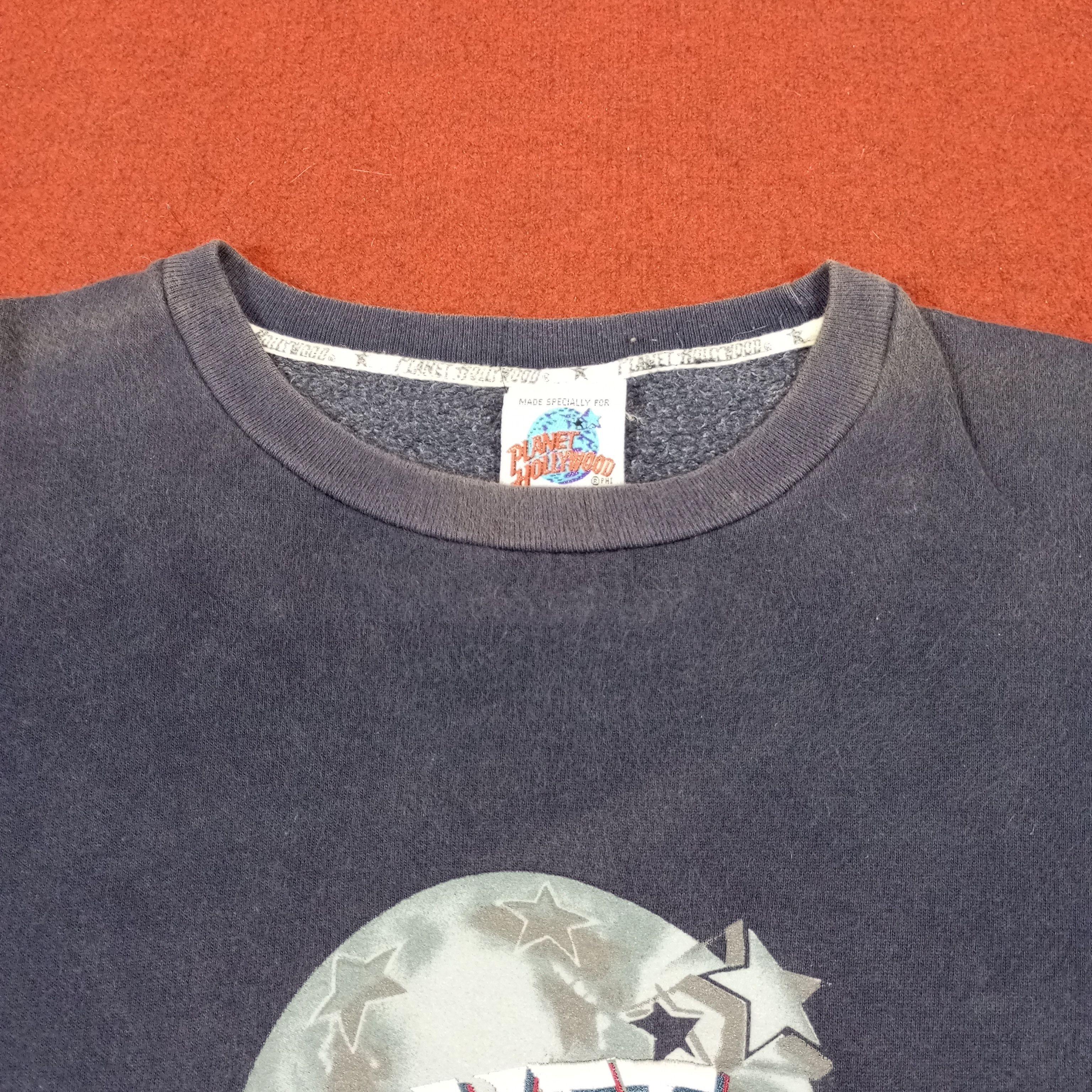 Planet Hollywood × Vintage Planet Hollywood Embroidery Design Streetwear Sweatshirt Size US XL / EU 56 / 4 - 5 Thumbnail